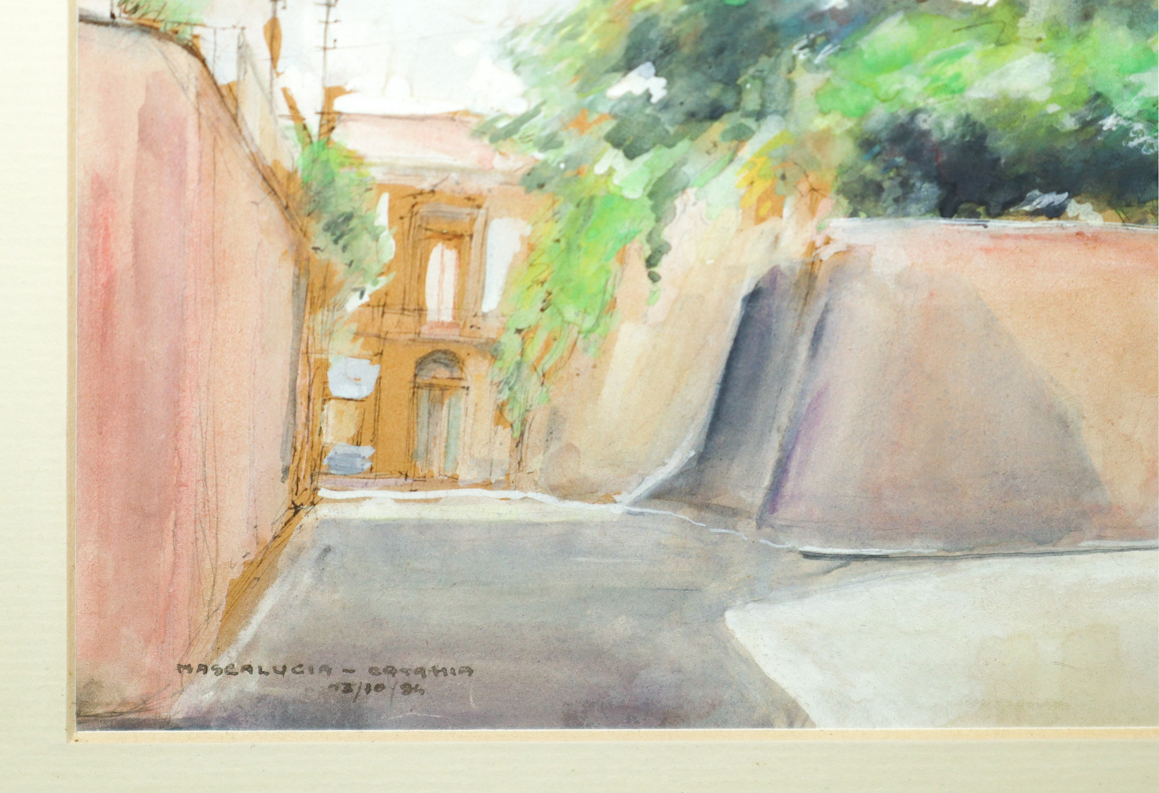 Dolores Gardassanich - Villa Caterina (proprietari Cirelli), aquerello su carta