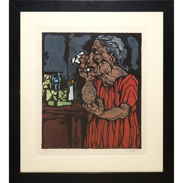 Domenico Cantatore - Old woman