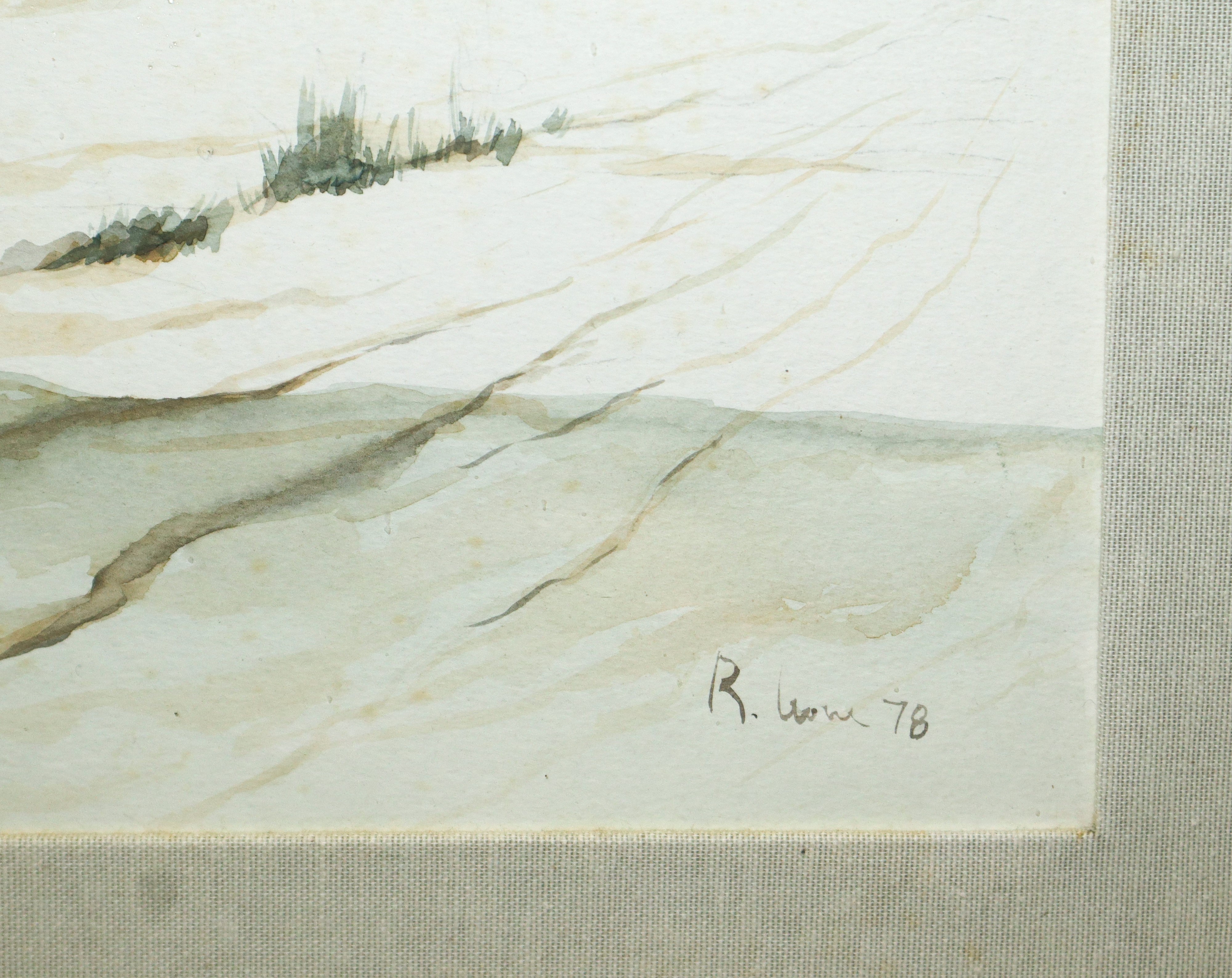 Paesaggio Mediterraneo con case