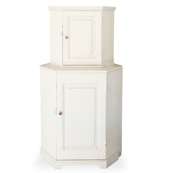 Dispensa laccata bianca