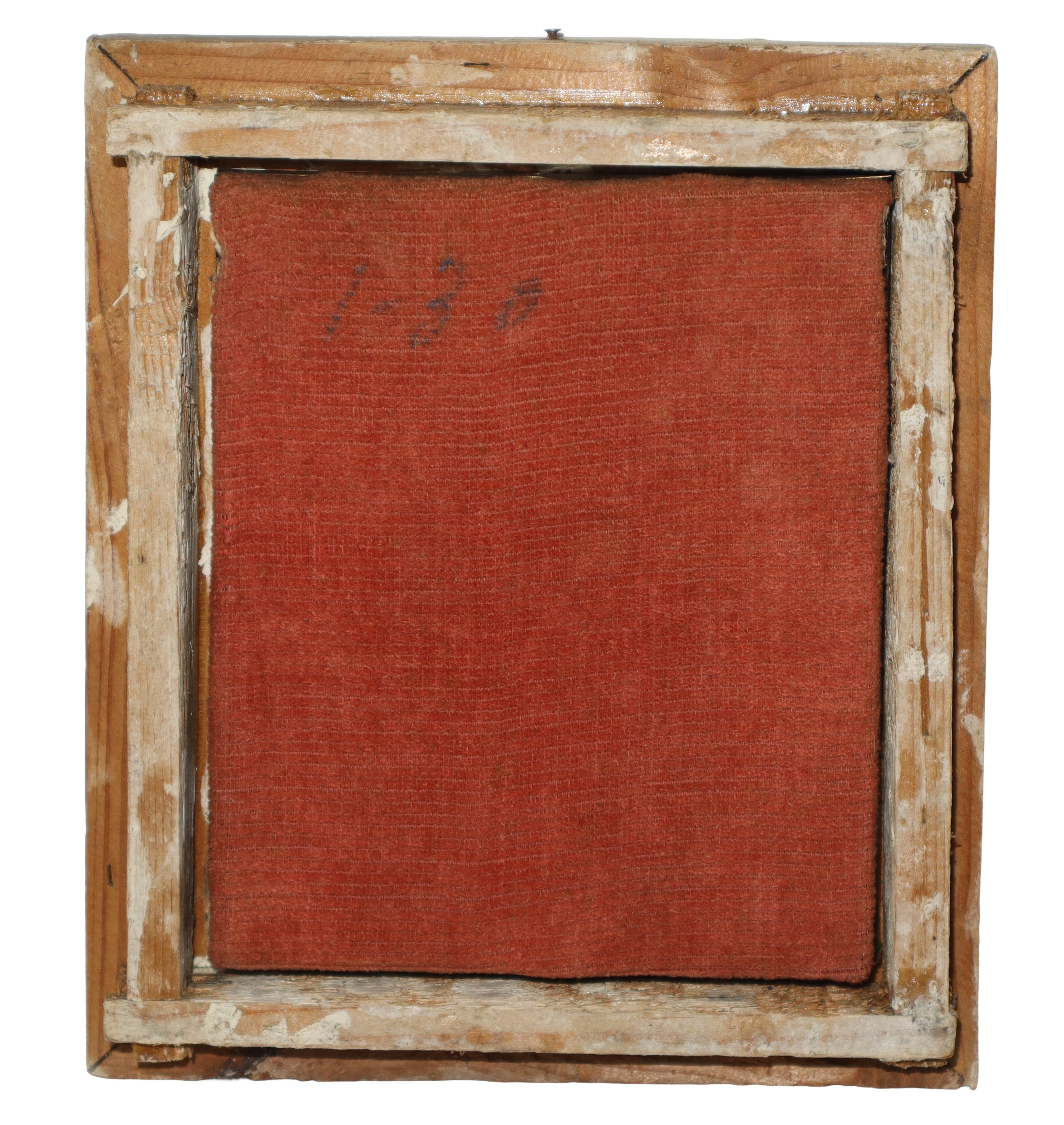 Icona russa in teca con riza dorata e argentata