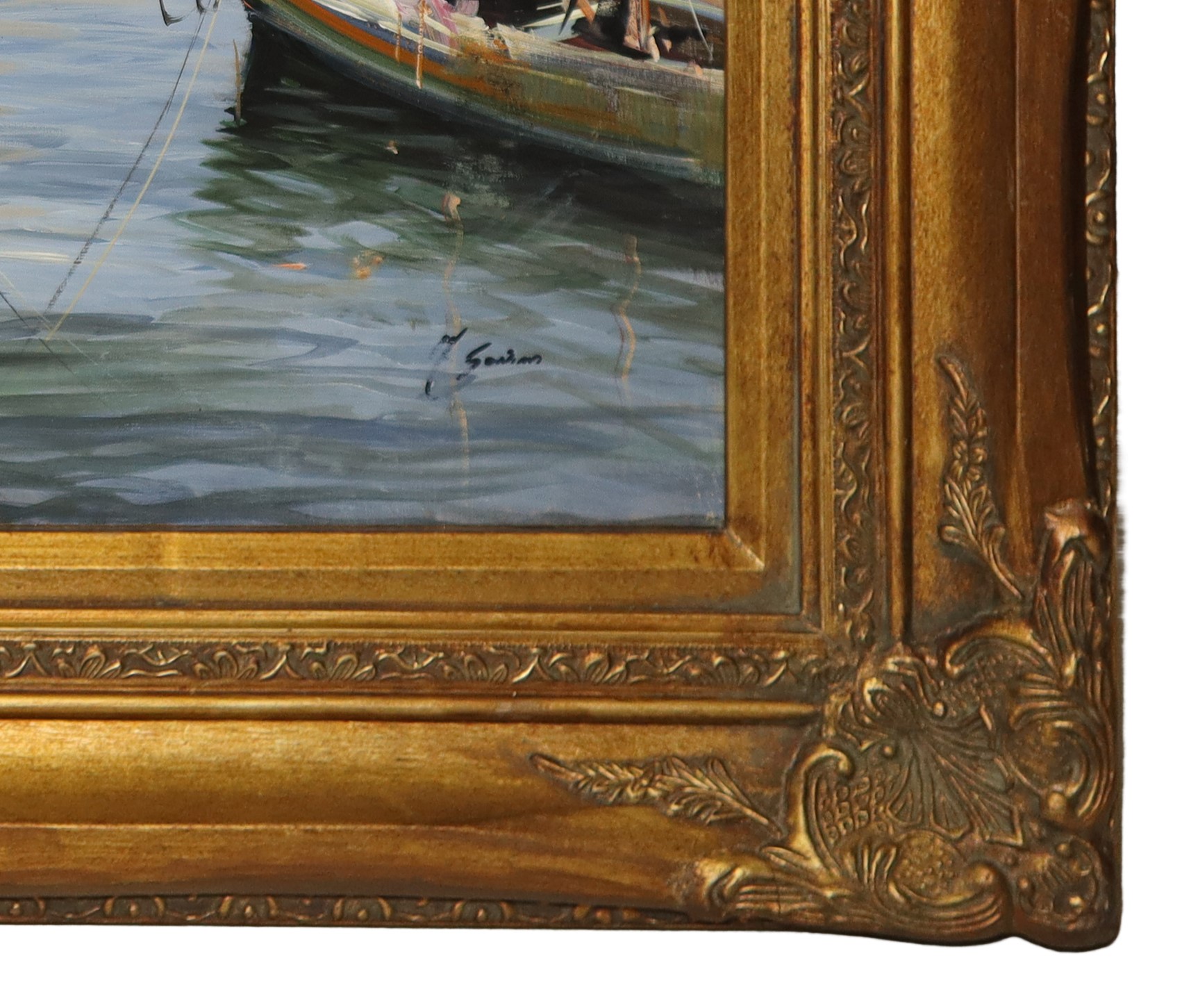Andrea Savino - Marina con barche in porto