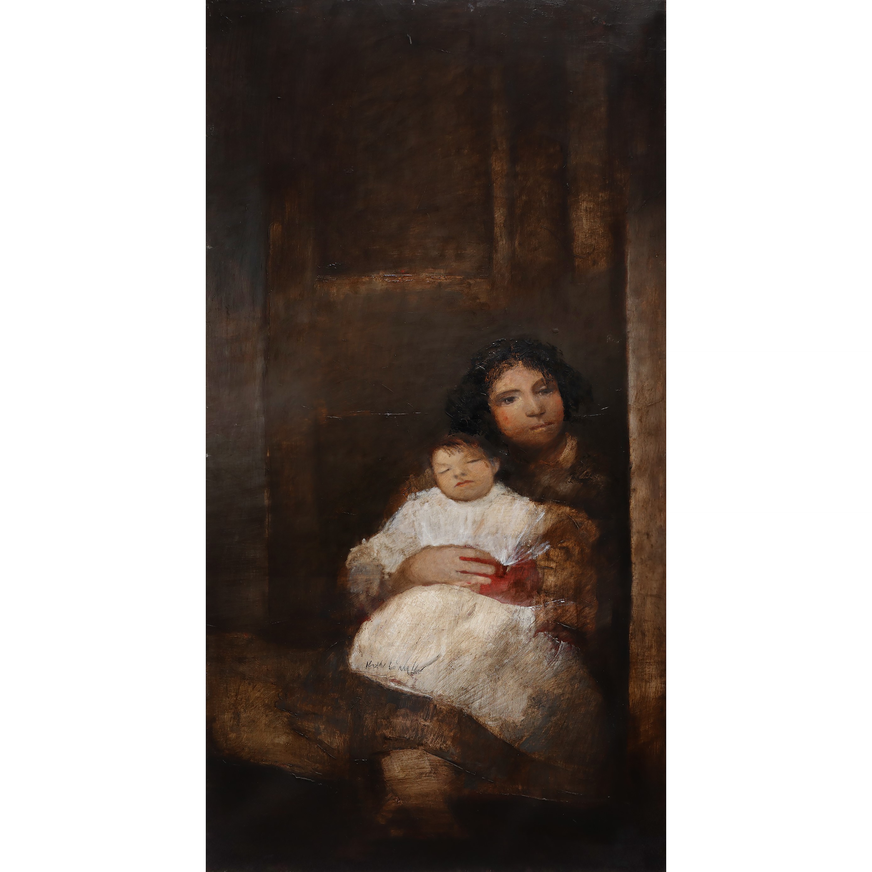 Senza titolo, bambini in un interno.