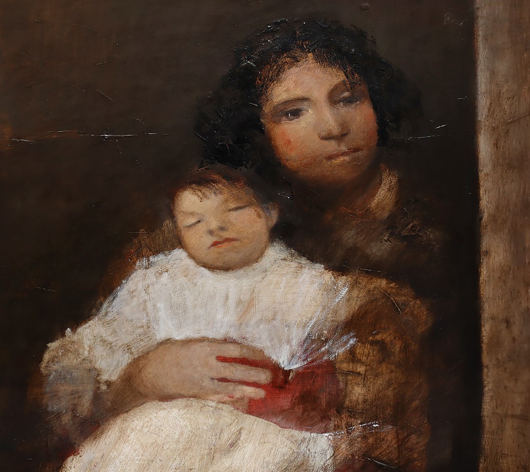 Senza titolo, bambini in un interno.