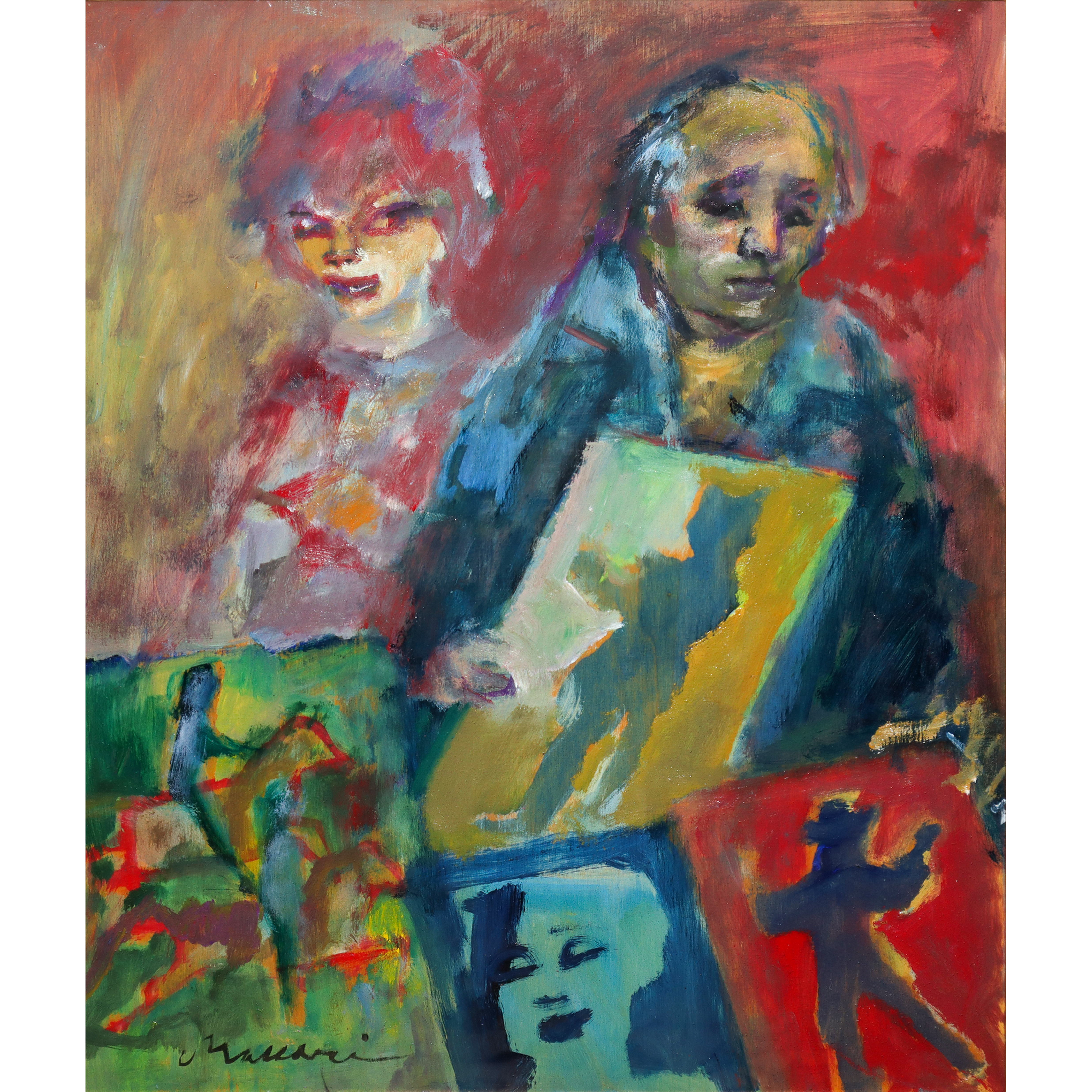 Autoritratto con figure