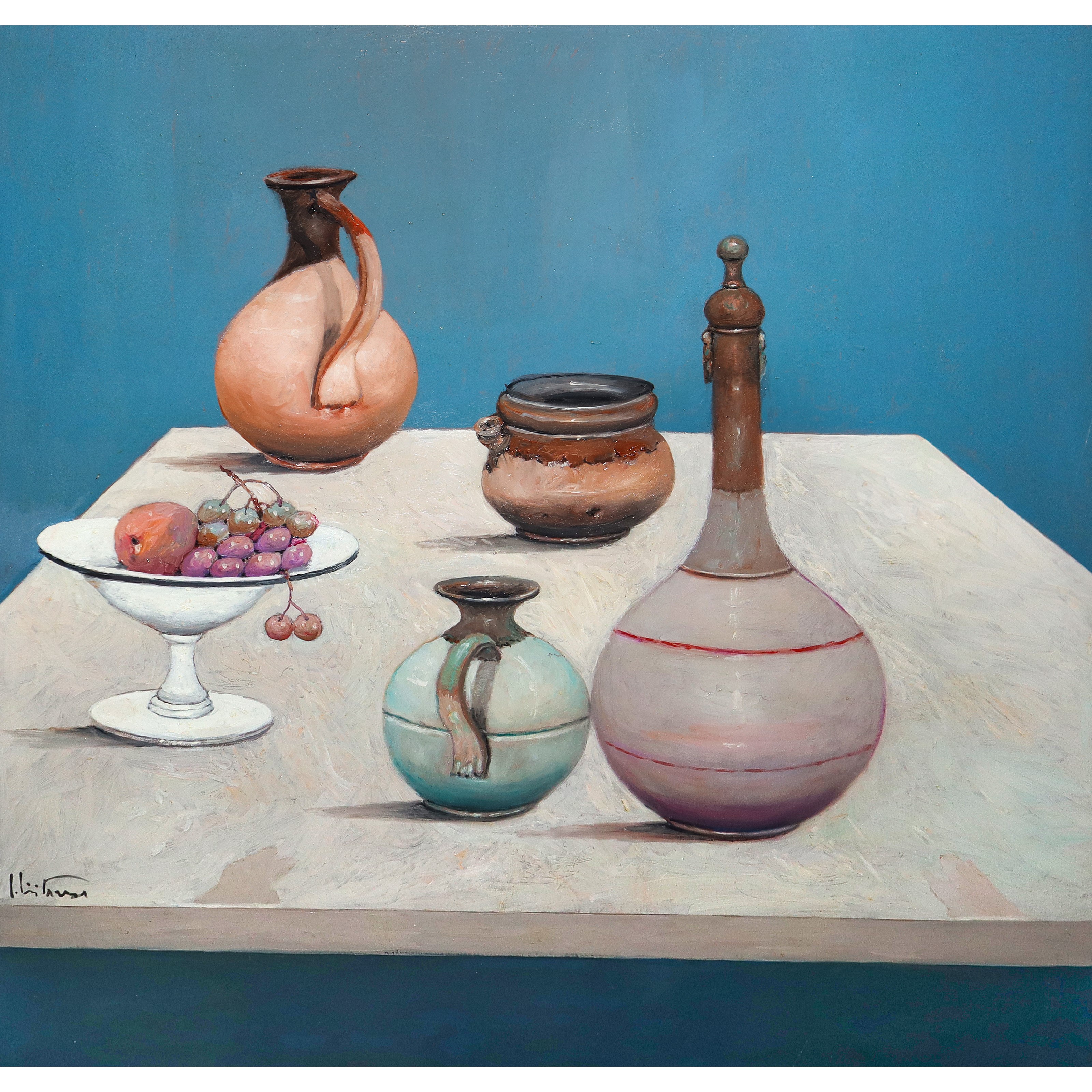 Natura viva con frutta