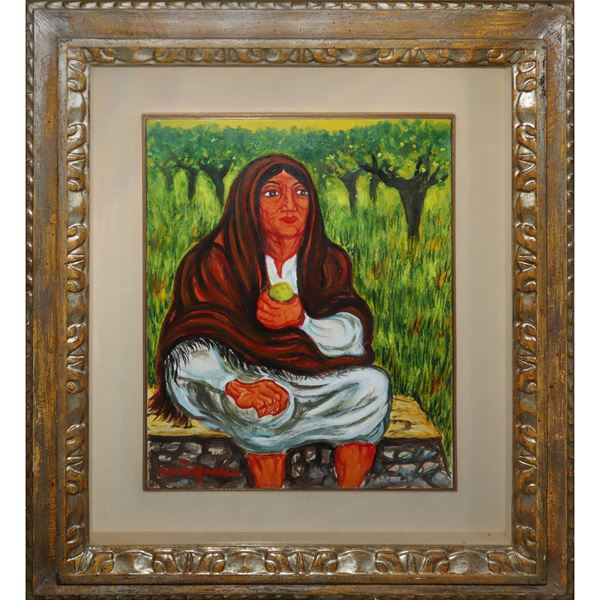 Giuseppe Migneco - Lemon picker