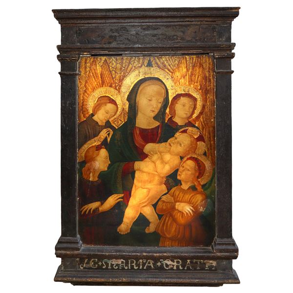 Mater Dei, gold base