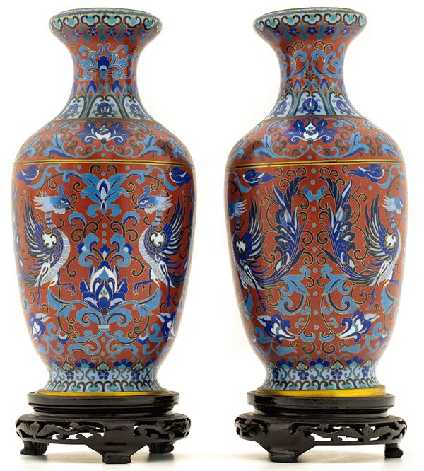 Pair of Chinese vases