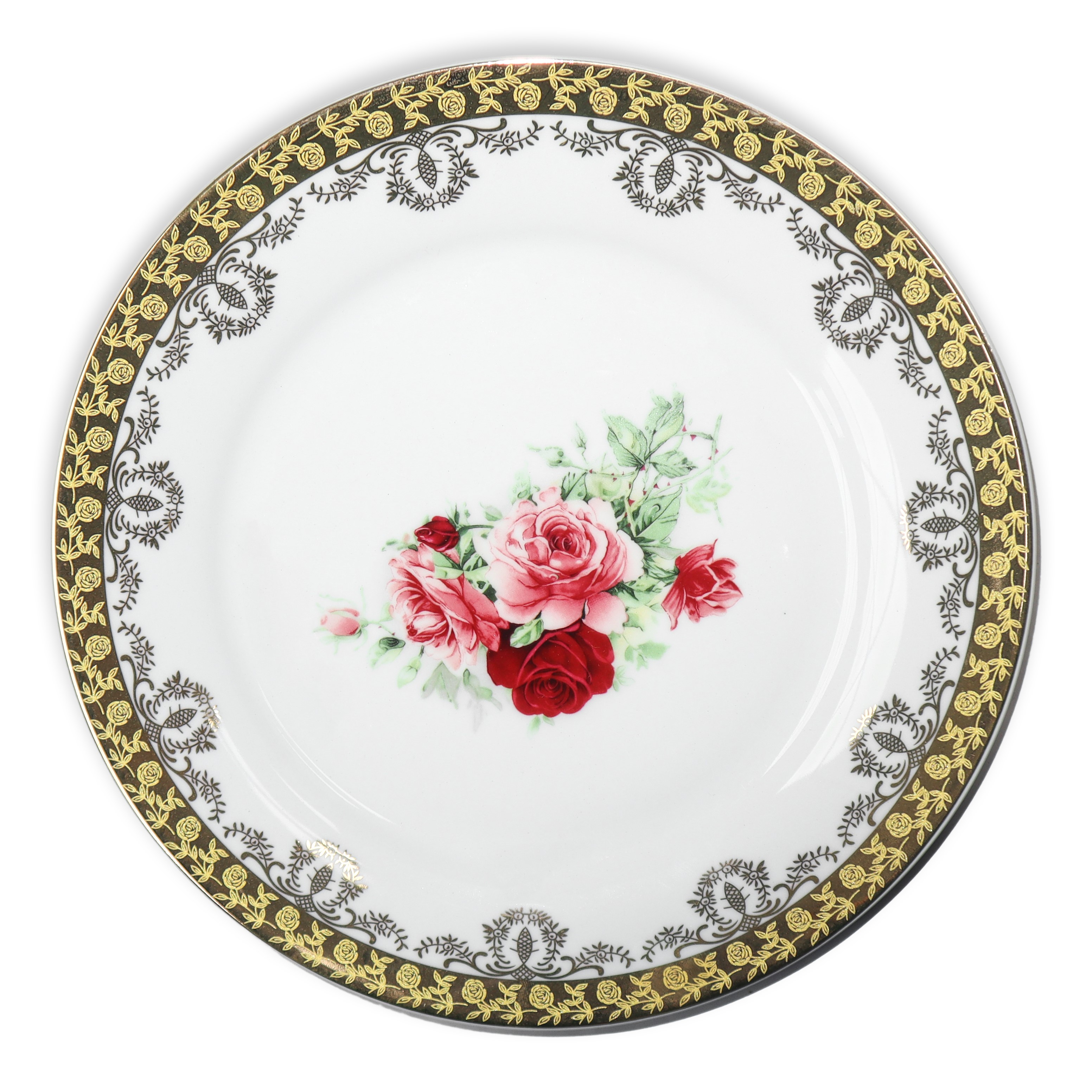 Artistic Porcelain Royal International - Servizio di piatti, tè e caffè in porcellana bianca con ...