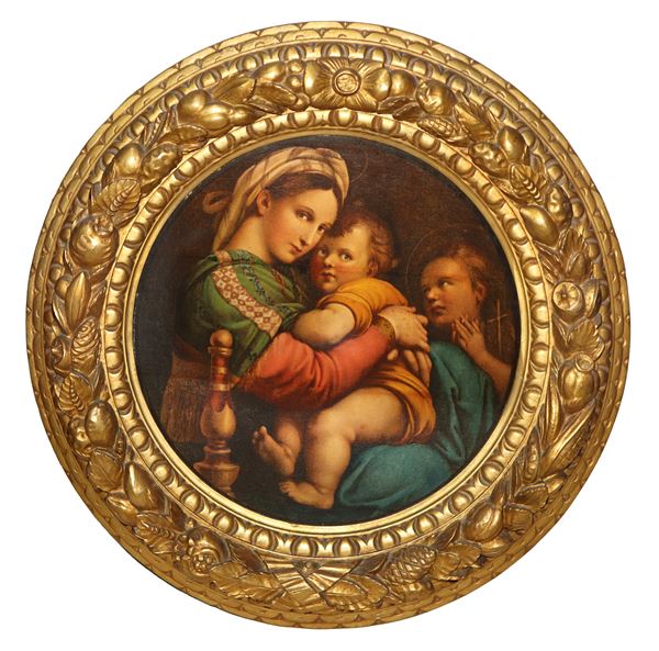 Madonna della seggiola, da Raffaello