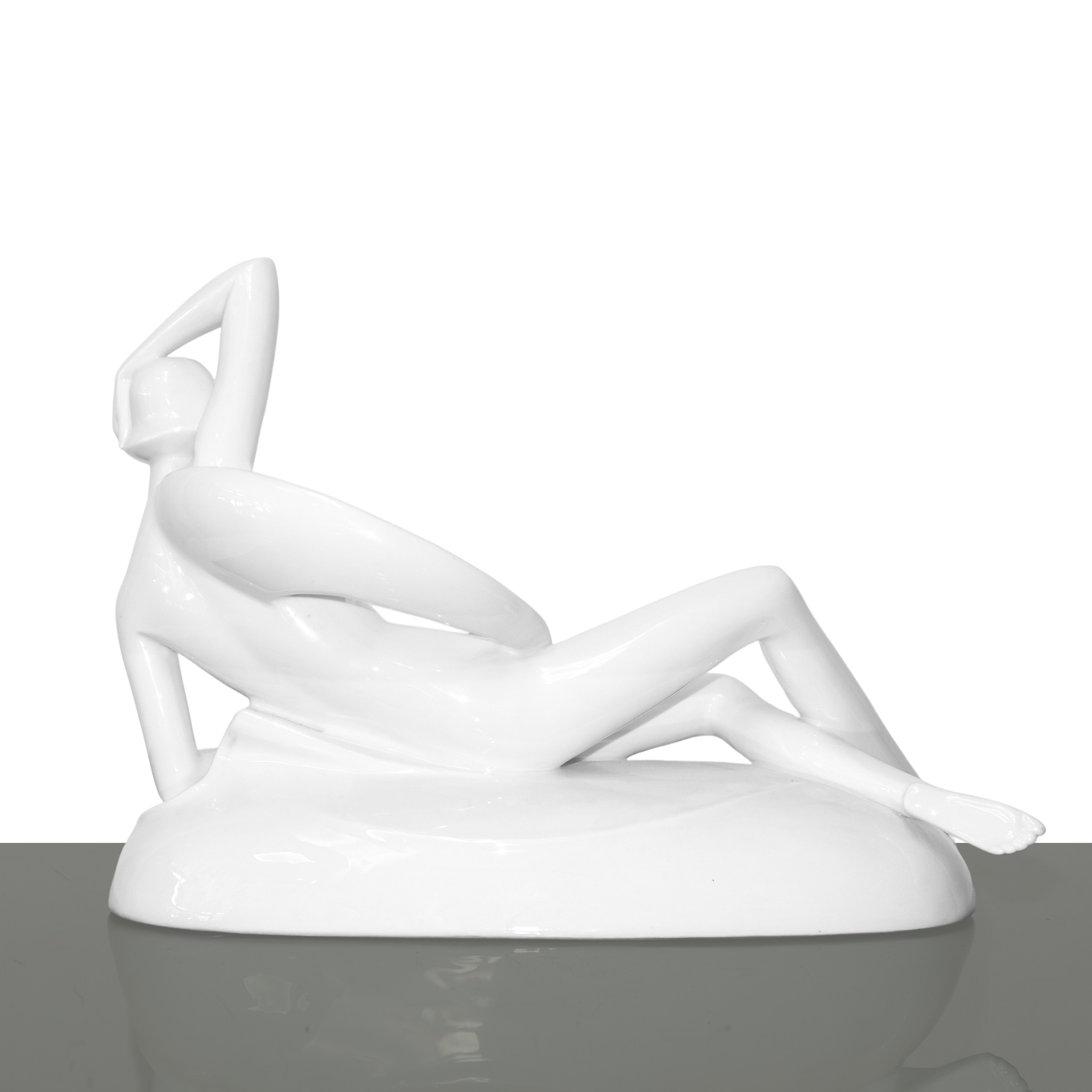 Rosenthal - Nudo di Donna Sdraiata in Porcellana