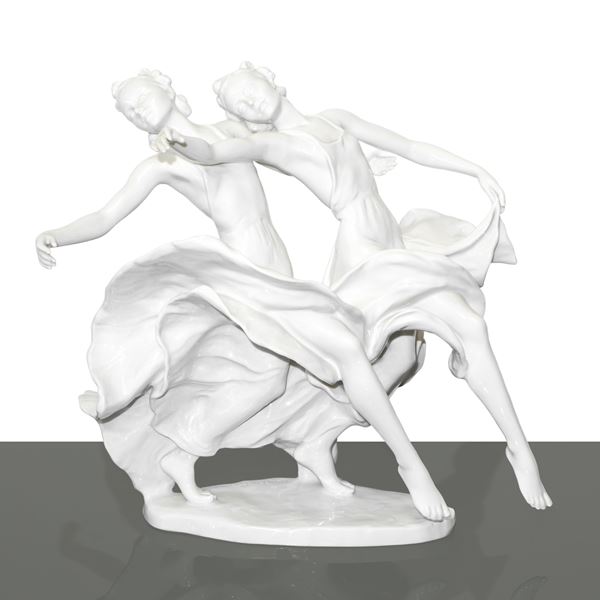 Rosenthal Kunstabteilung Selb - Heidi und Margot Heopfner im Kaiserwalzer