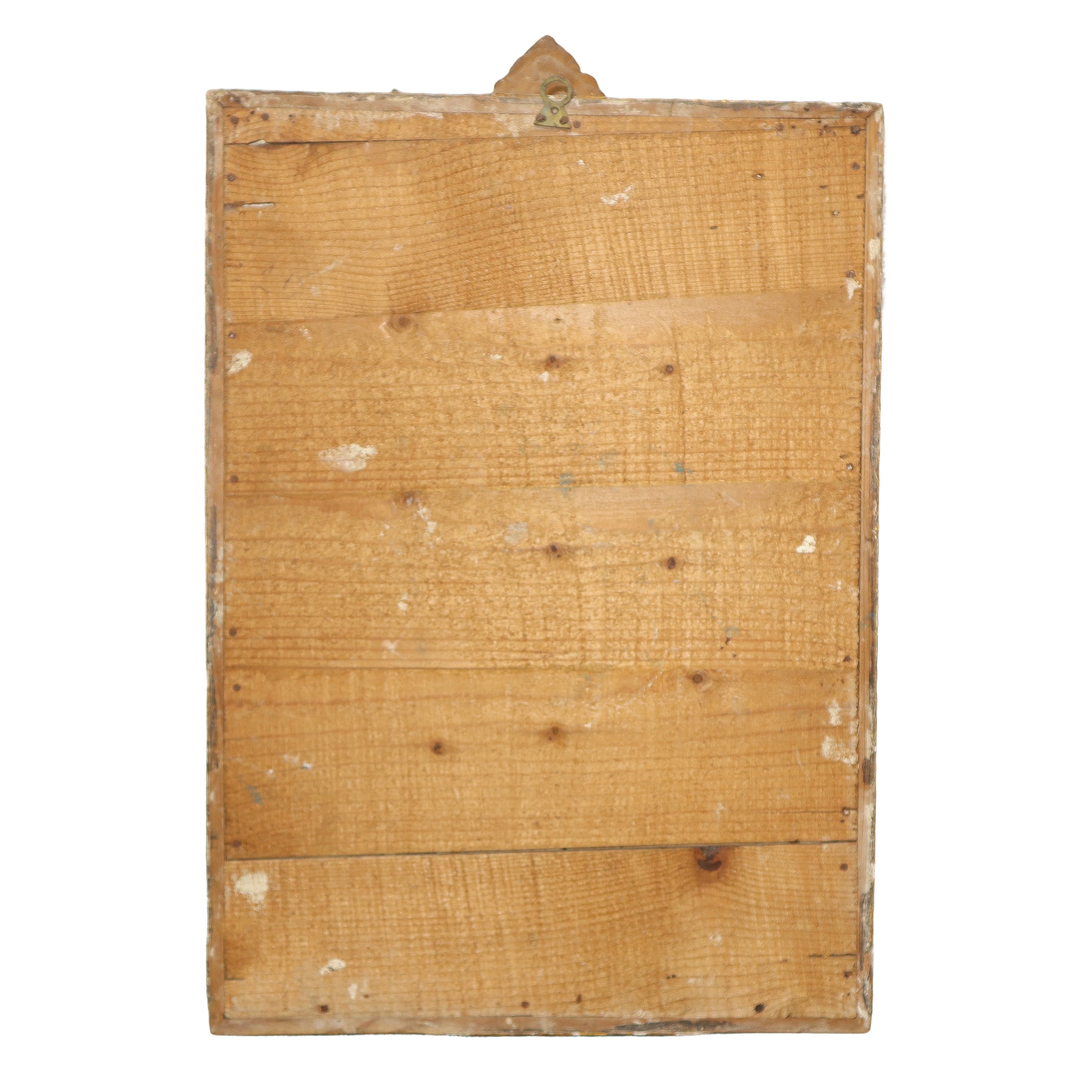 Gesù Crocifisso in teca dorata in legno