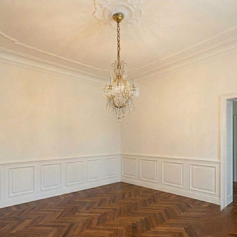 Lampadario a 5 luci in metallo con brindoli