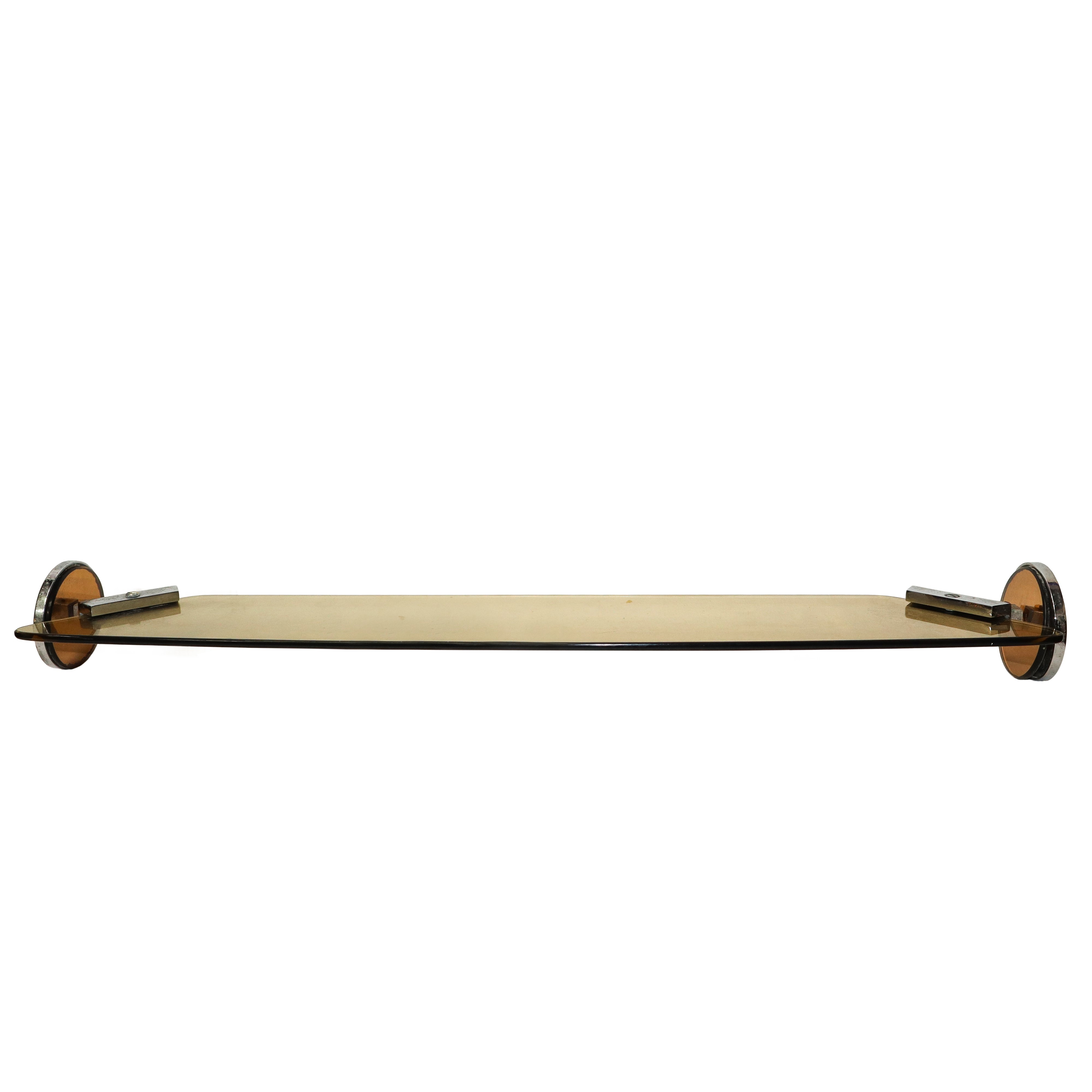 Set da bagno in vetro nei toni del beige