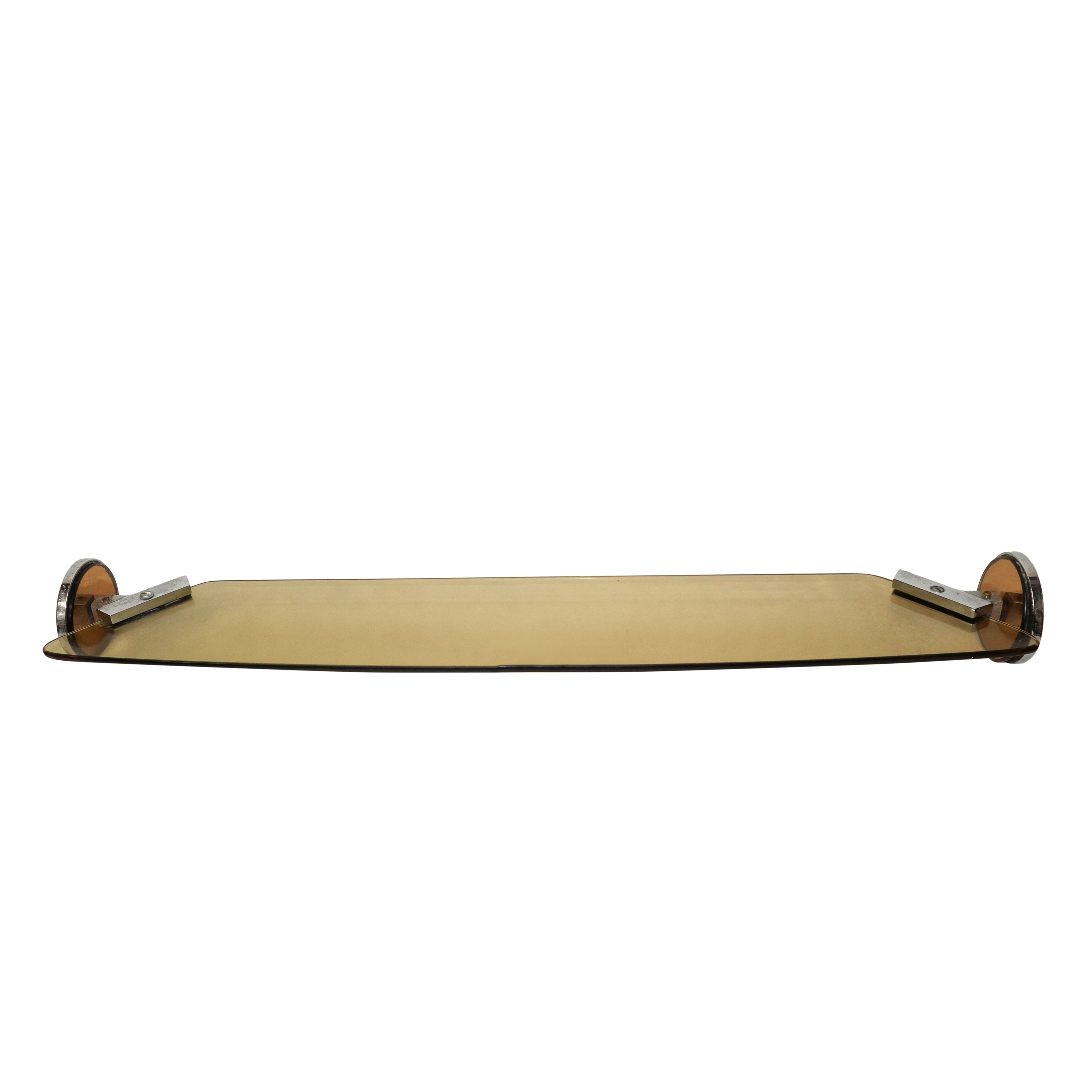 Set da bagno in vetro nei toni del beige
