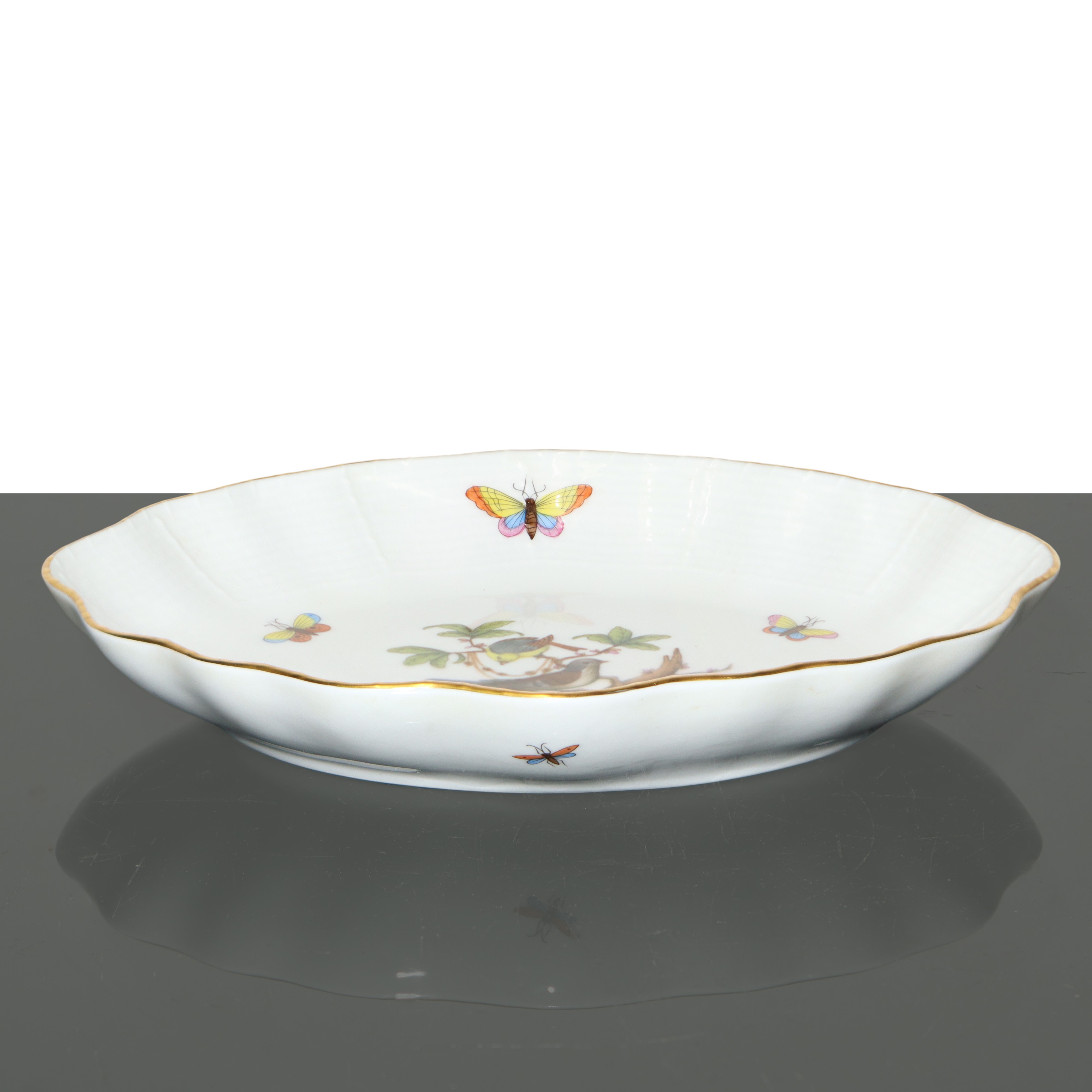 Ciotola in porcellana bianca Herend serie Rothschild