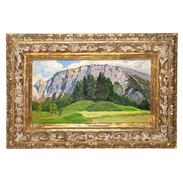 Rocco Lentini - Paesaggio di montagna