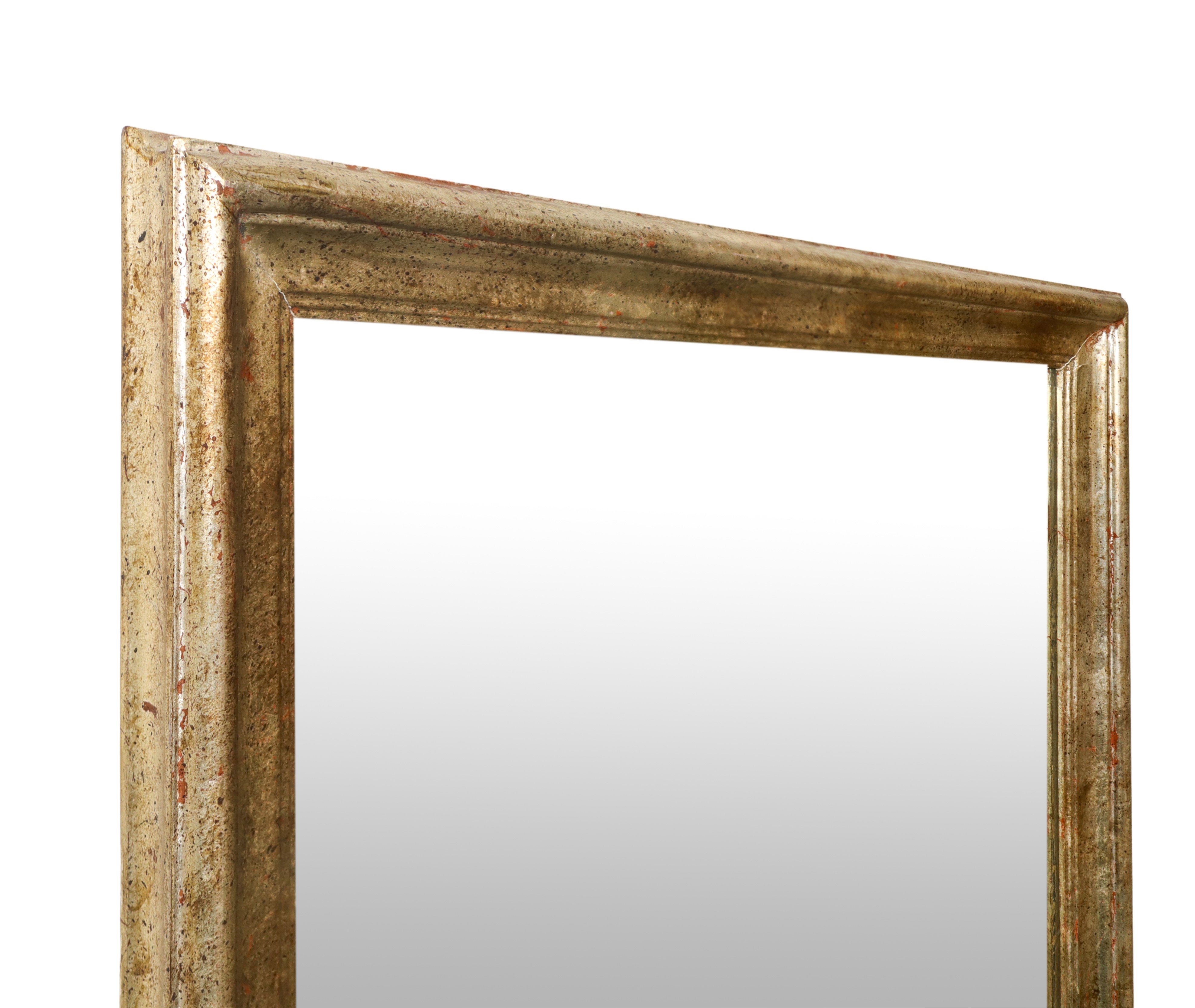 Specchiera rettangolare in cornice dorata