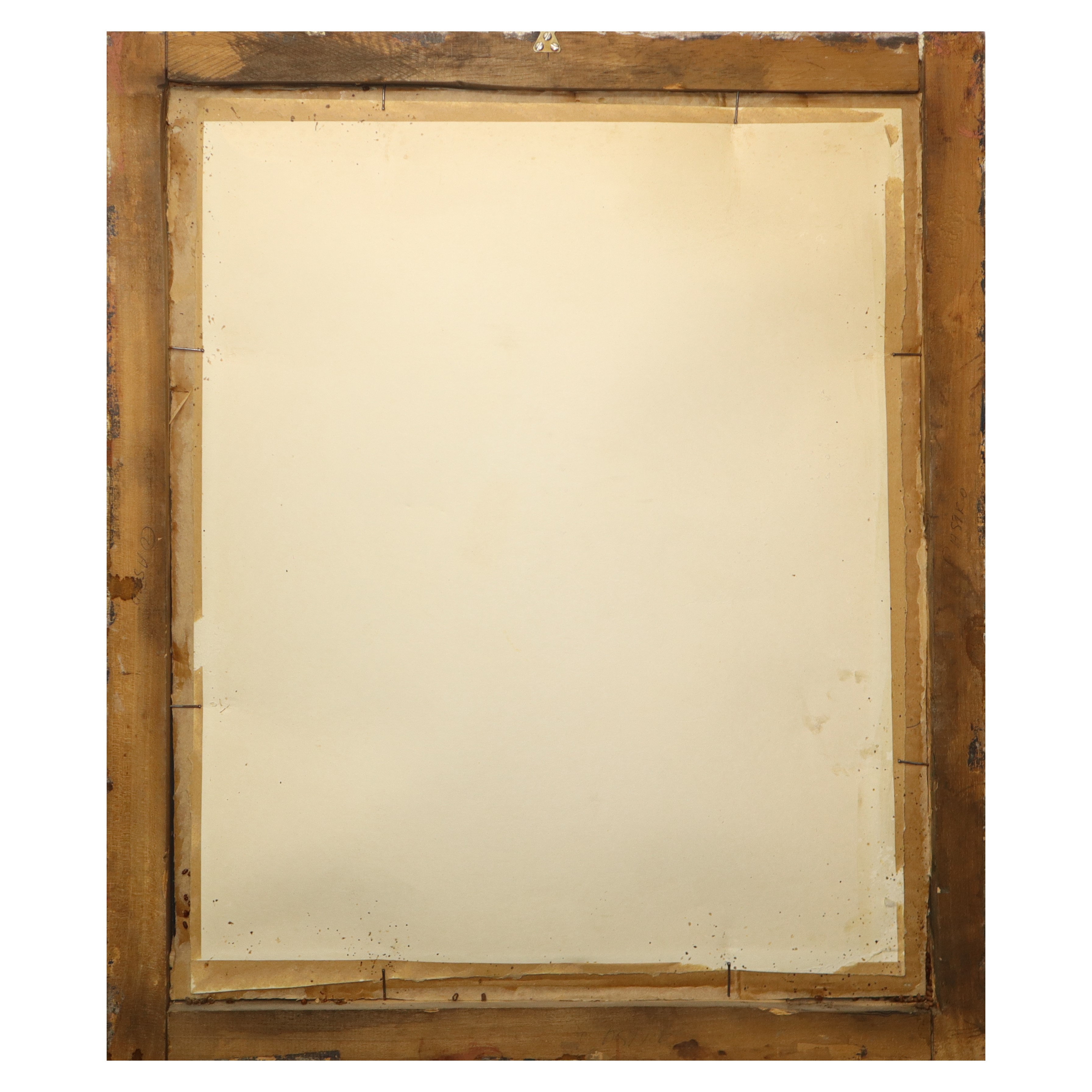 Specchiera rettangolare in cornice dorata
