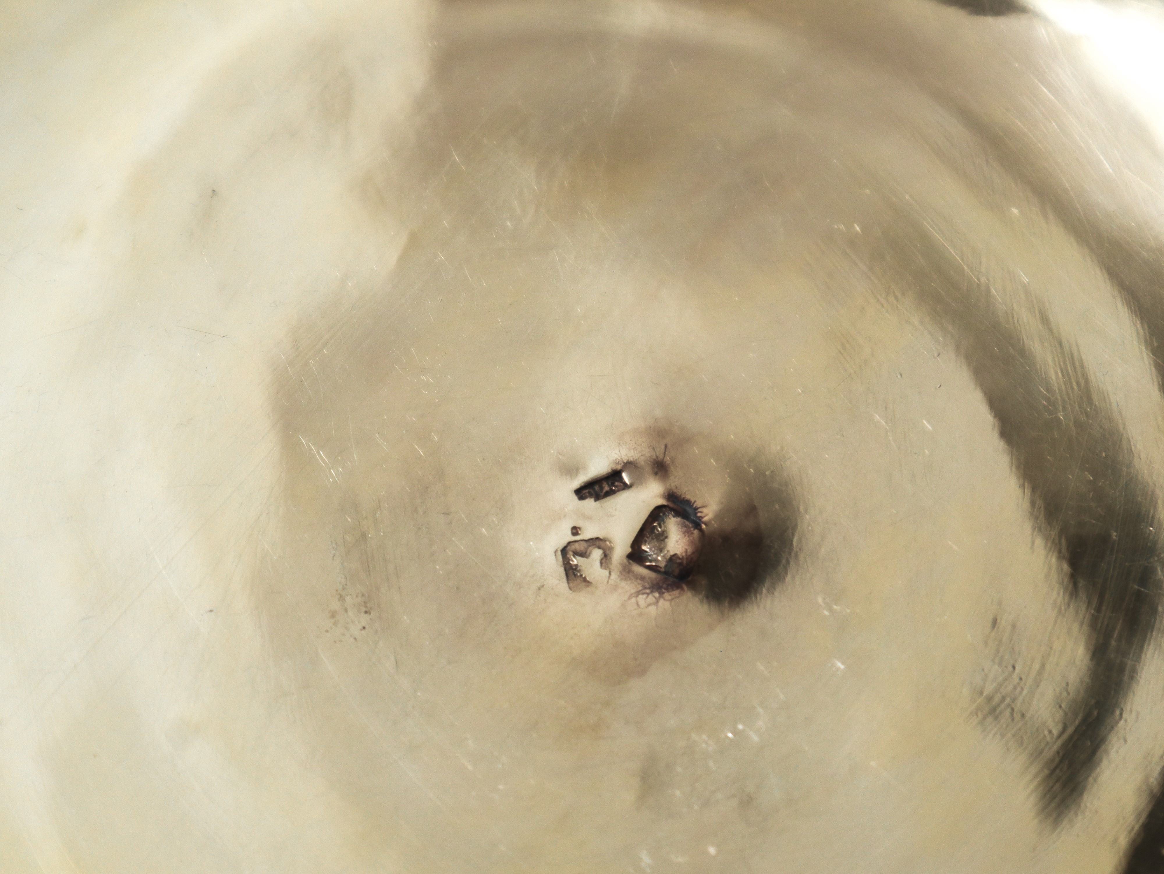 Tazzina in argento e argento vermeil