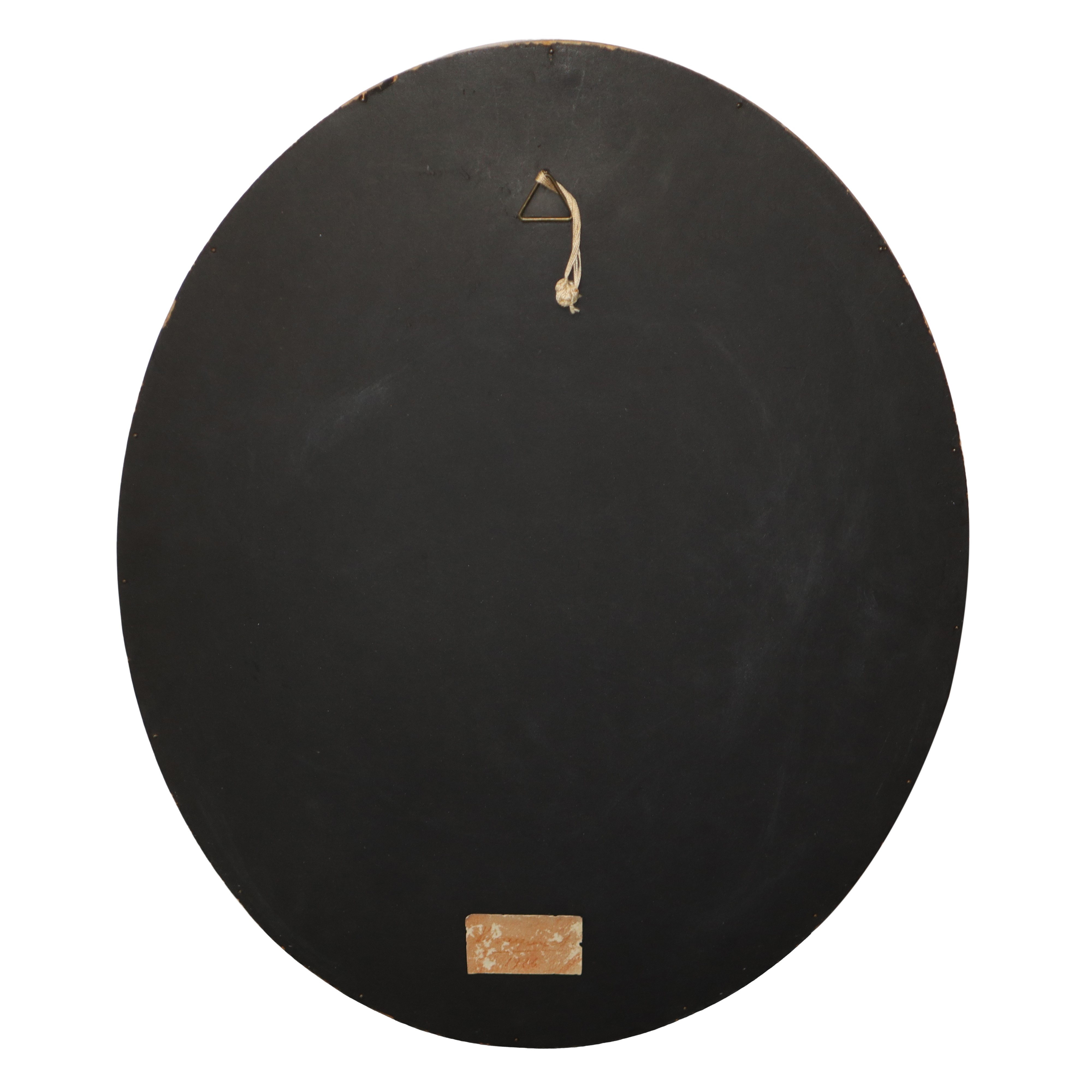 Donna di profilo, entro cornice ovale