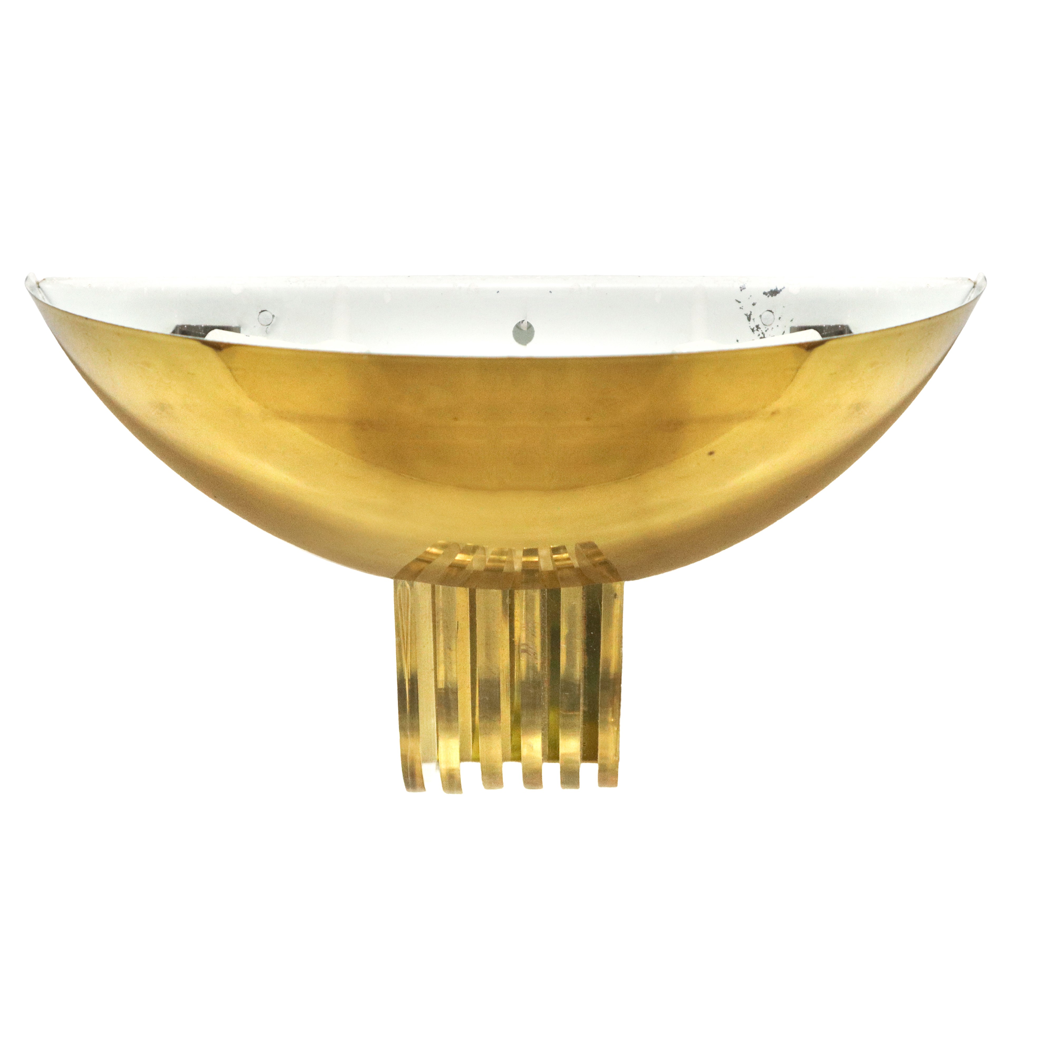 N°3 Appliques, metallo dorato, dimensioni h 16 × 30 cm (cadauna)