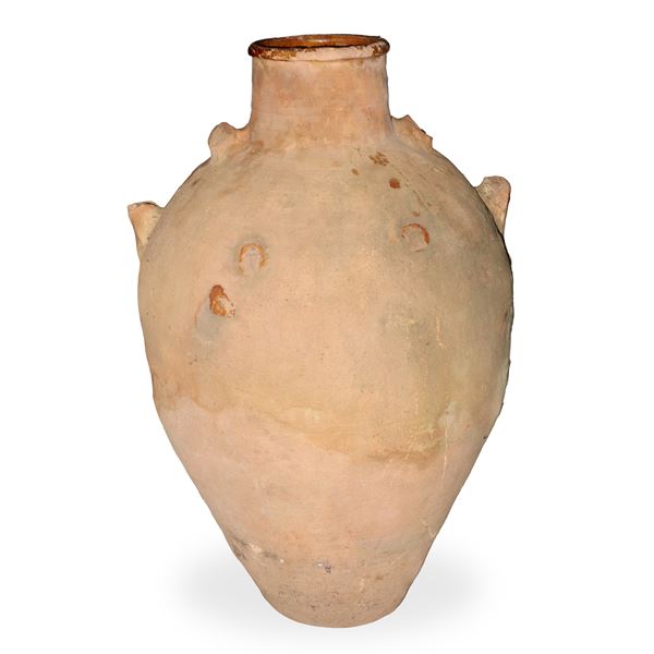 Giara in cotto con manici