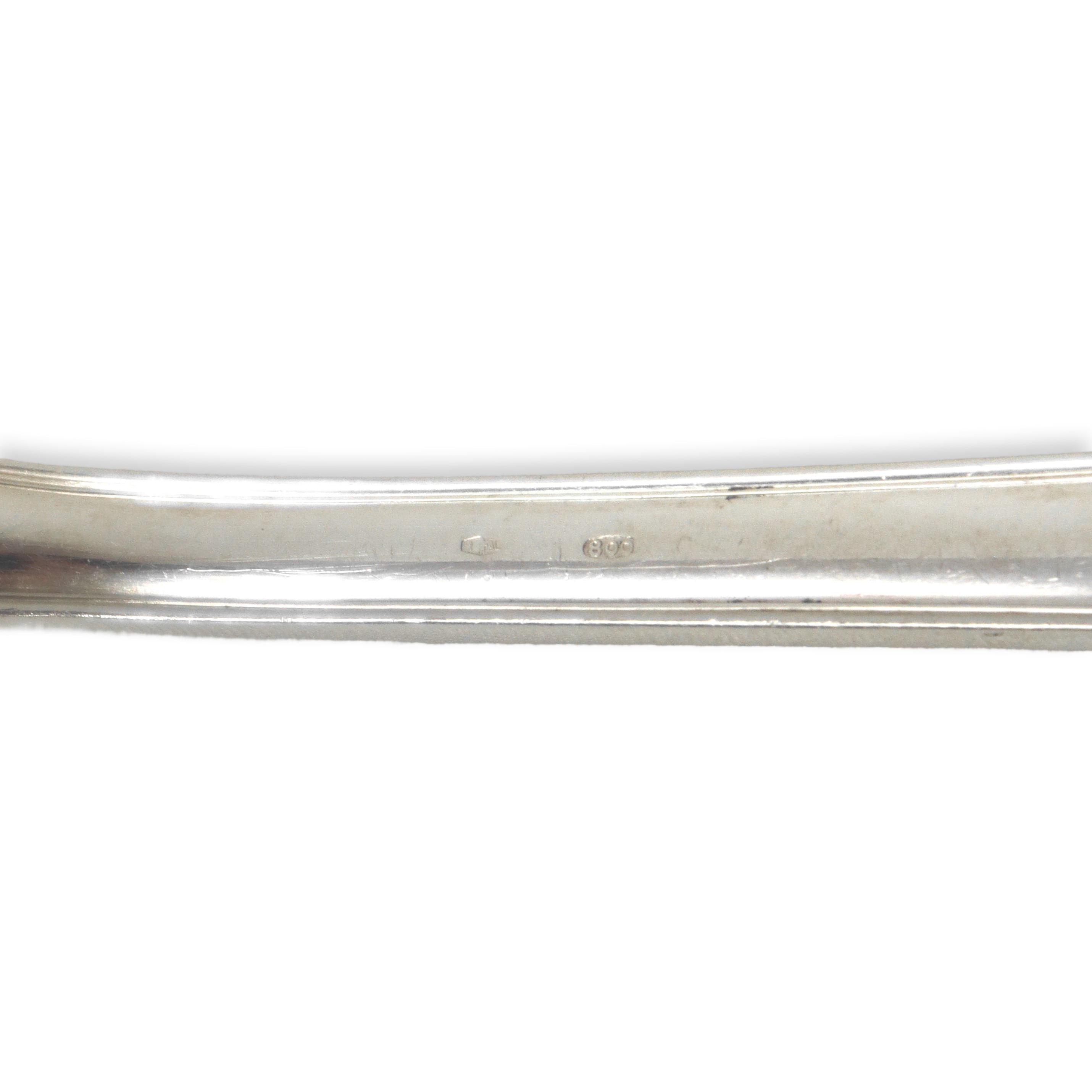 Servizi di posate vari in argento 800