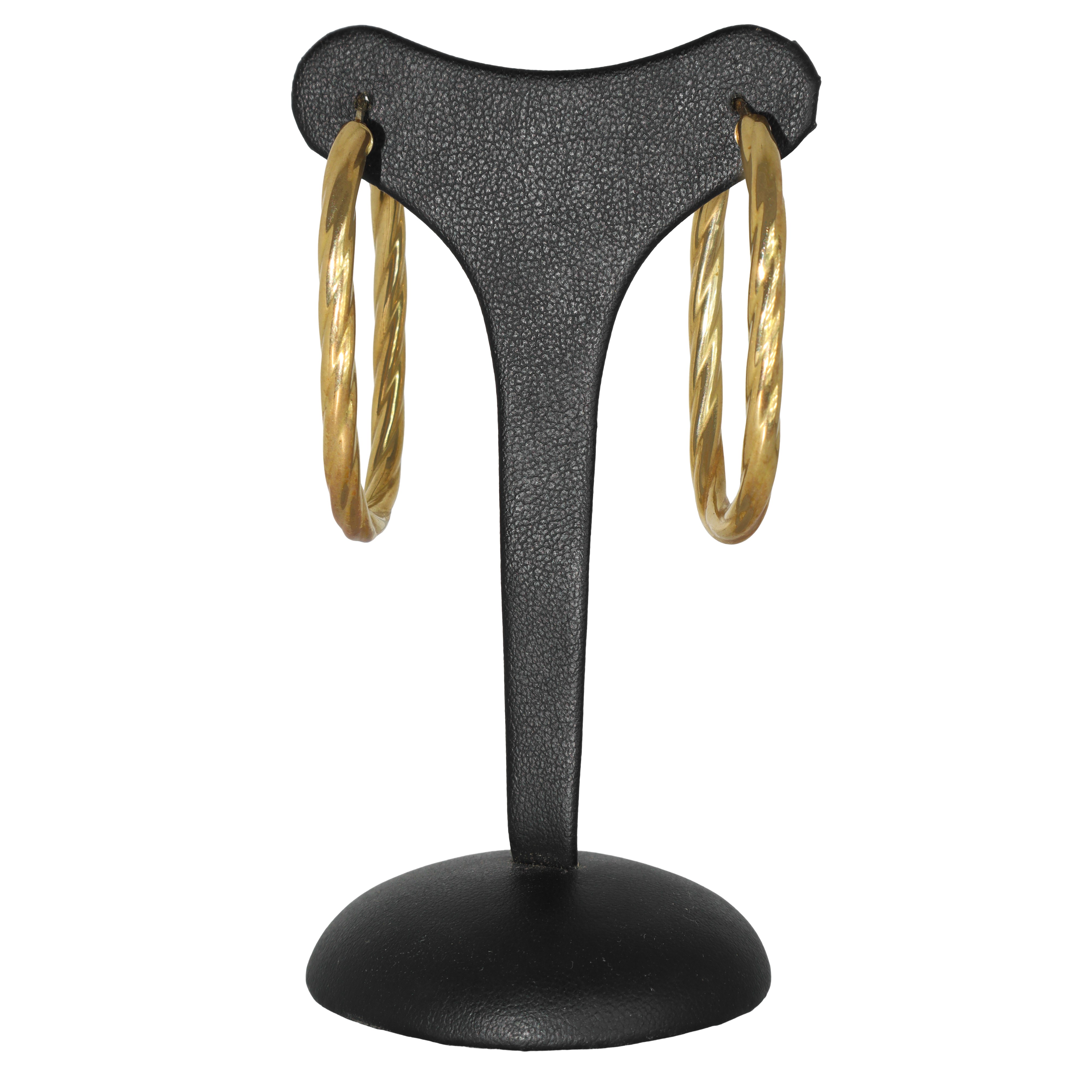 Orecchini a boccolo, oro giallo 750