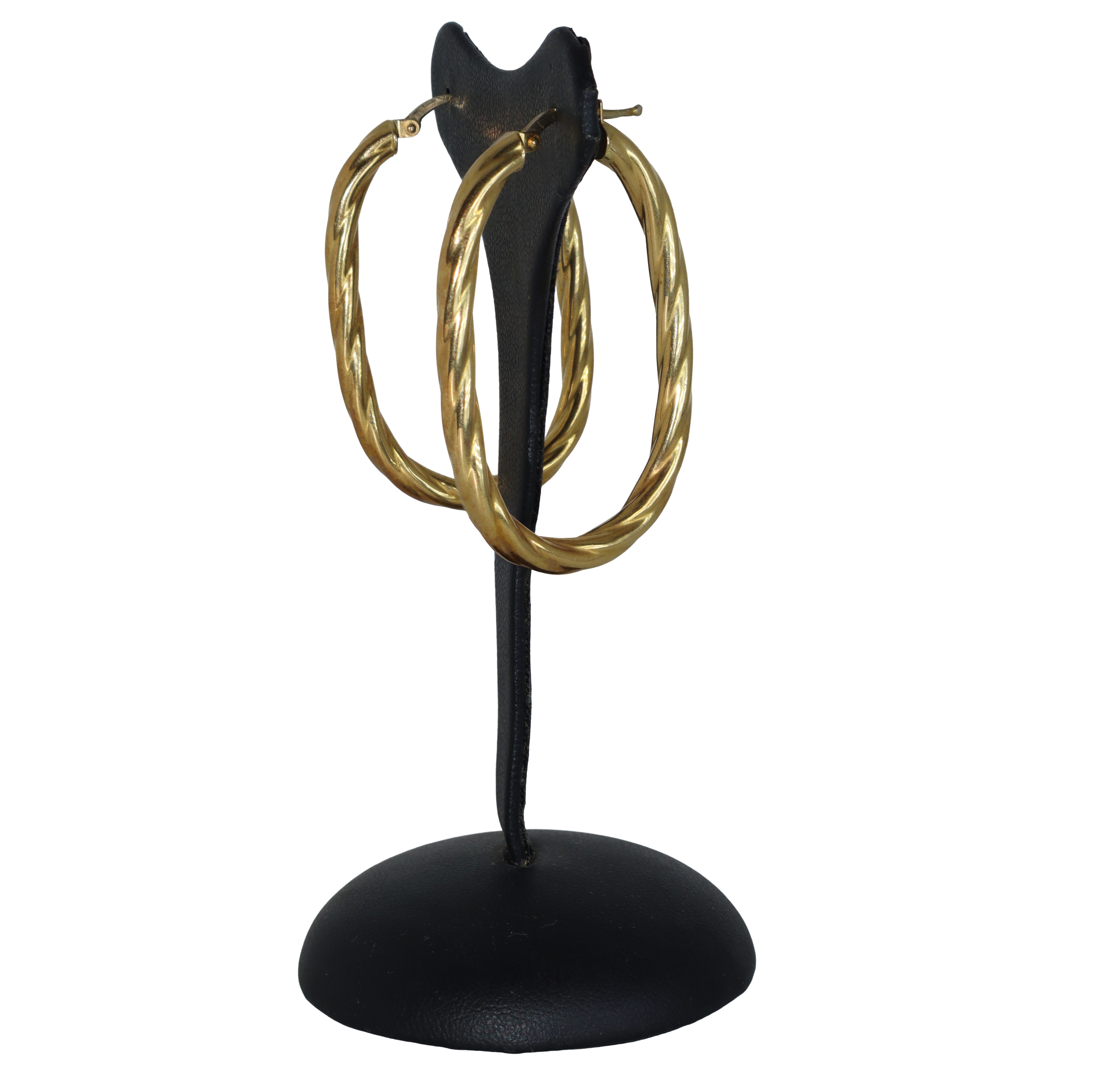 Orecchini a boccolo, oro giallo 750