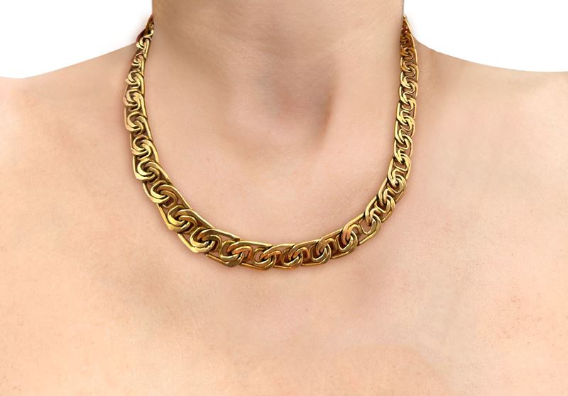 Collana in oro giallo 750