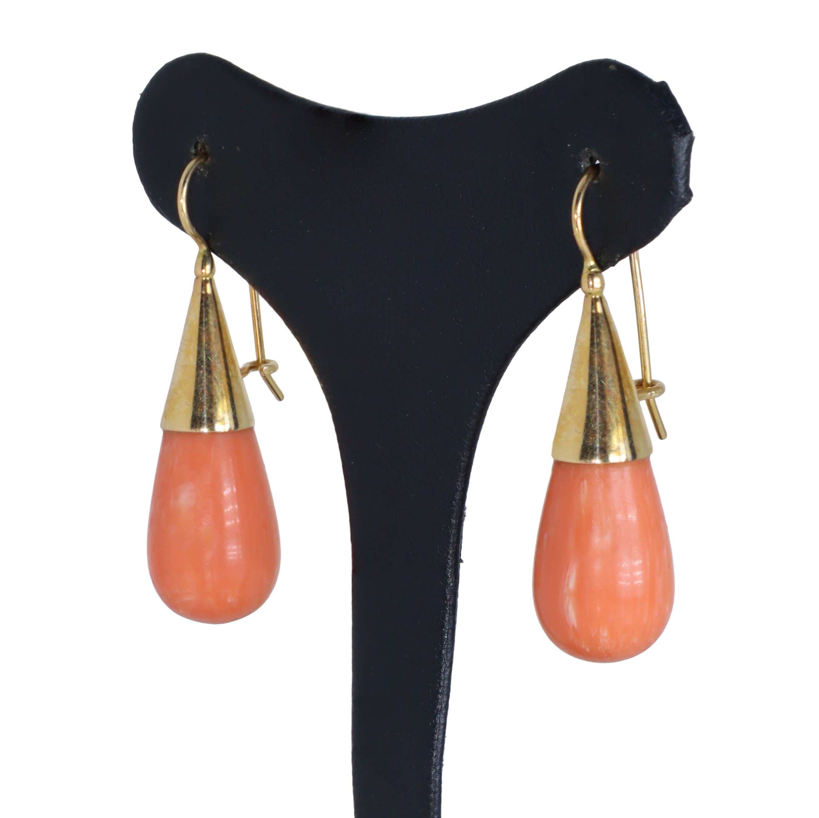 Orecchini in oro giallo 750 con pietra