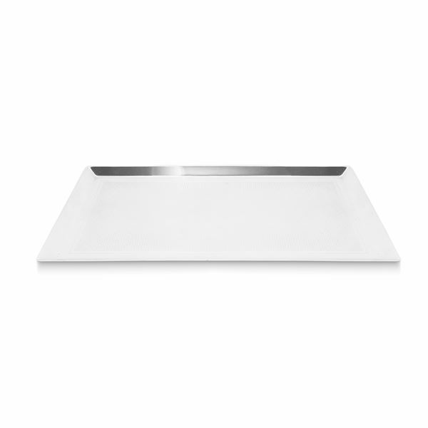 French Christofle - Vassoio Business rettangolare Madison in silver-plated