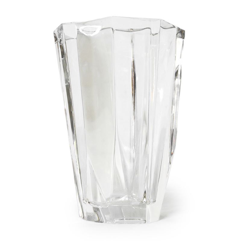 Vaso Trumpet in vetro trasparente