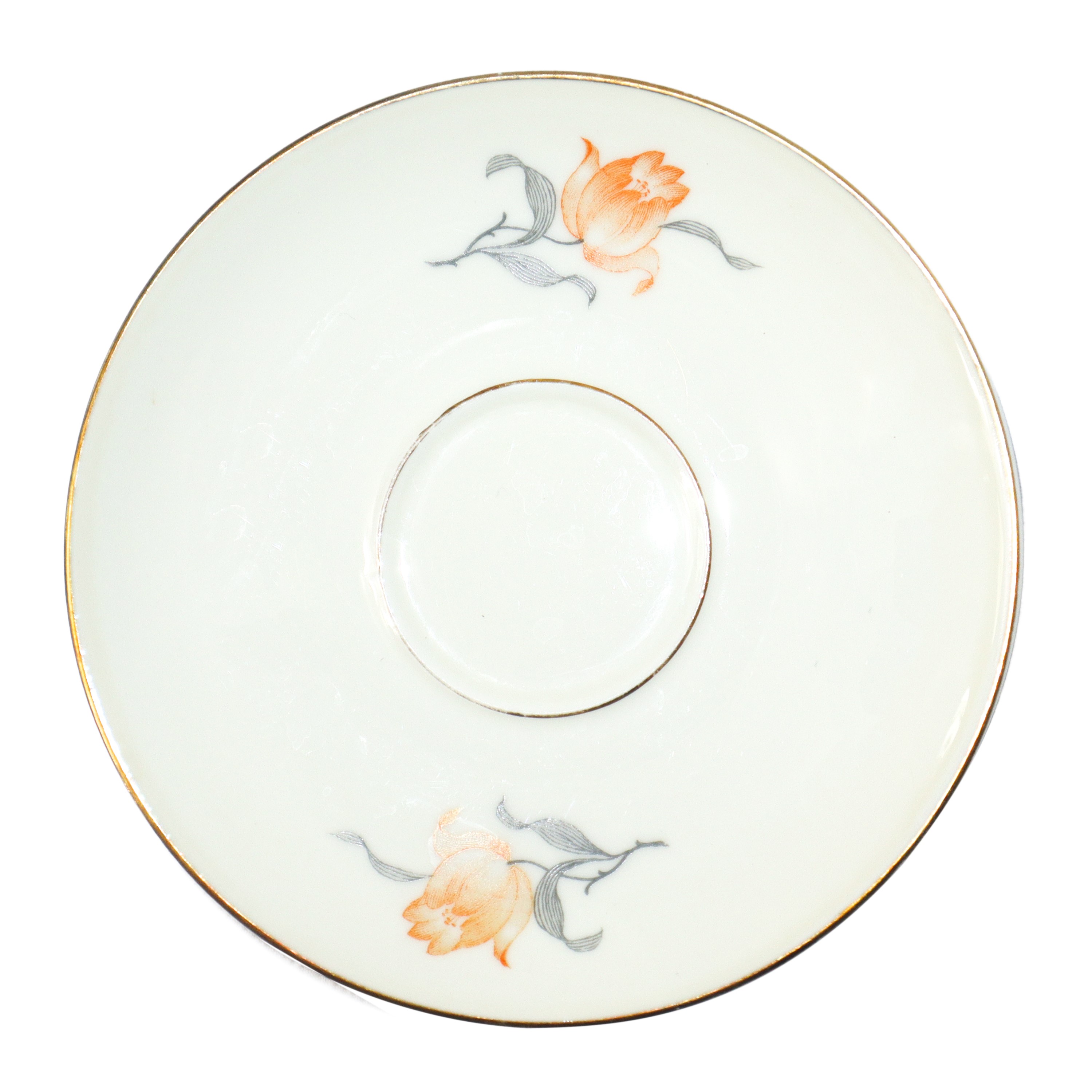 Rosenthal Group Germany - Servizio da caffè in porcellana avorio con decoro floreale (Art déco)