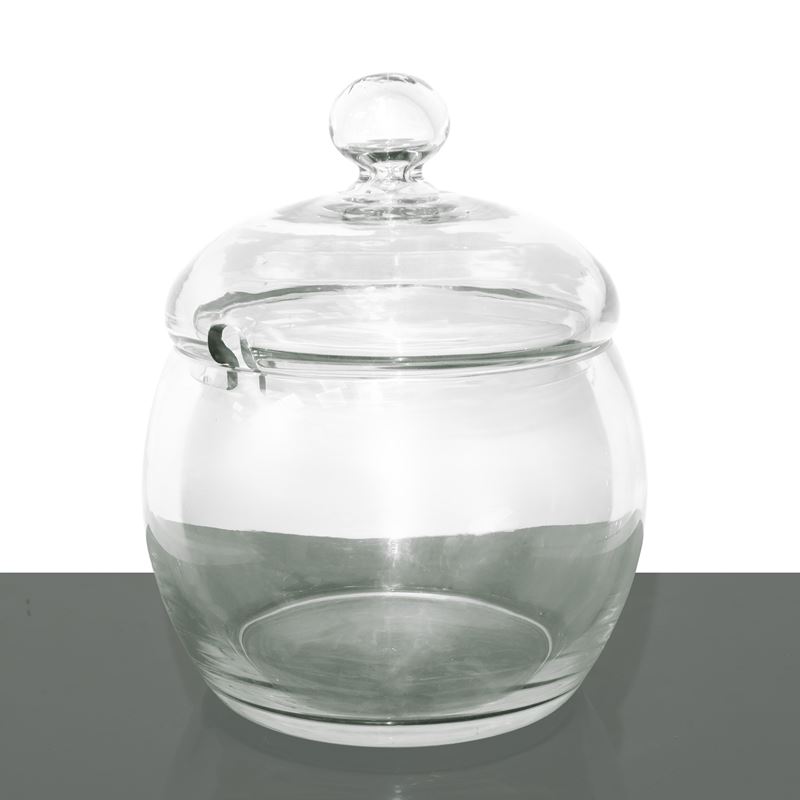 Vaso da punch in vetro, altezza 31 cm, diametro 25 cm