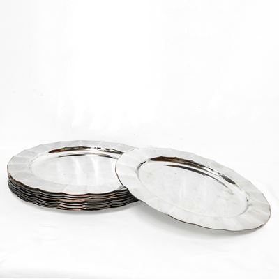 Sottopiatti in argento placcato linea Pavillon