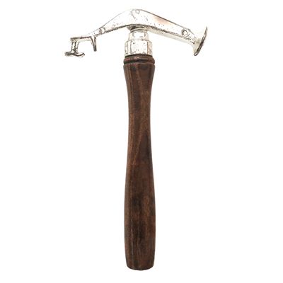 Cavatappi vintage, silver plated con manico in legno