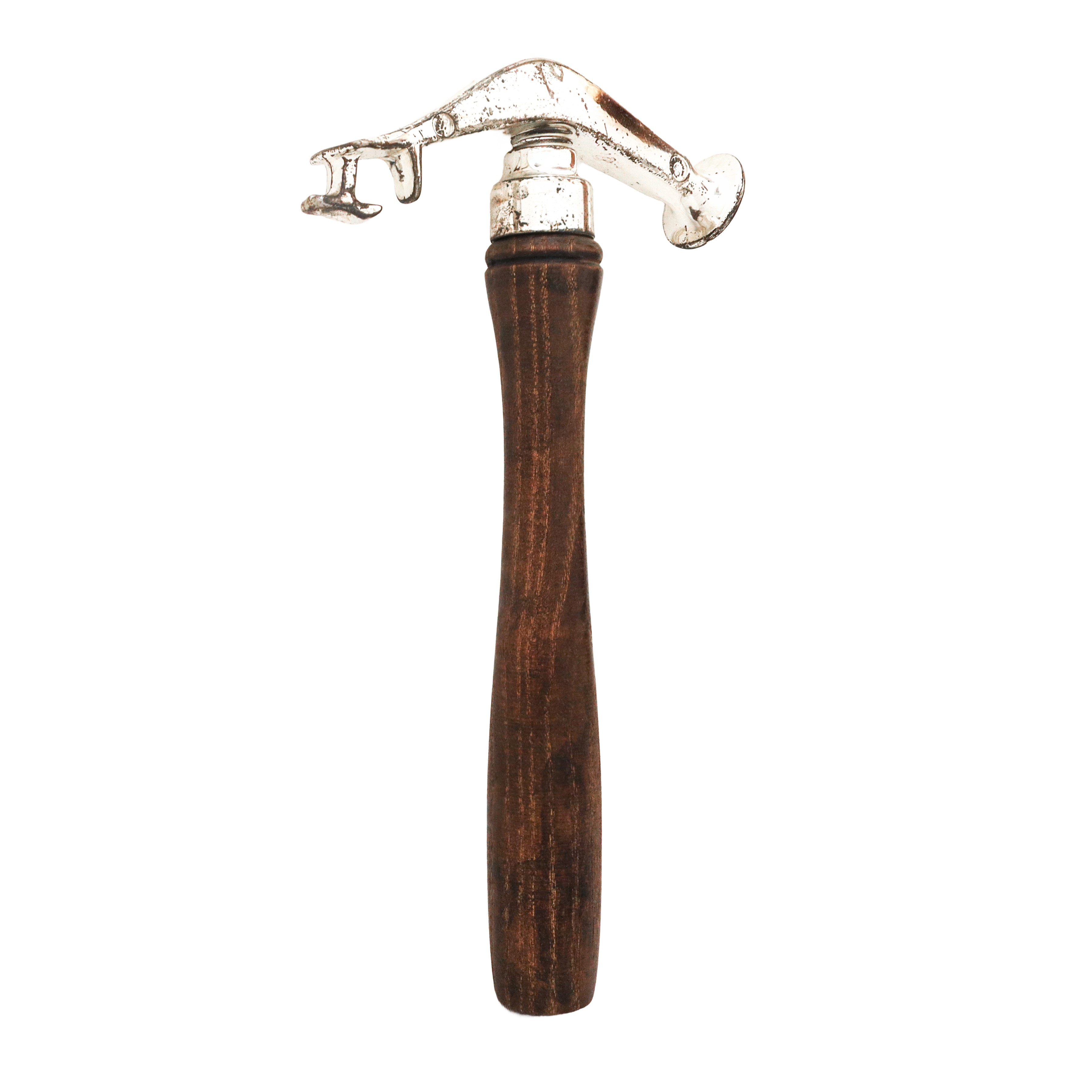 Cavatappi vintage, silver plated con manico in legno