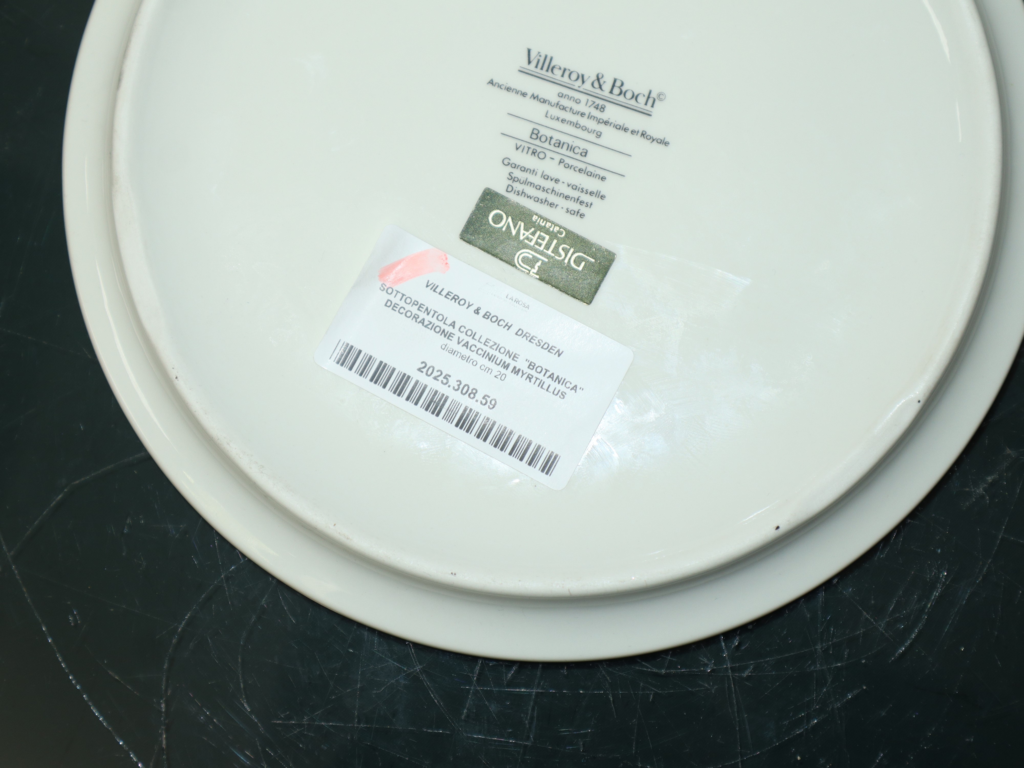 Villeroy & Boch Dresden - Sottopentola decorato “Botanica” con Vaccinium Myrtillus
