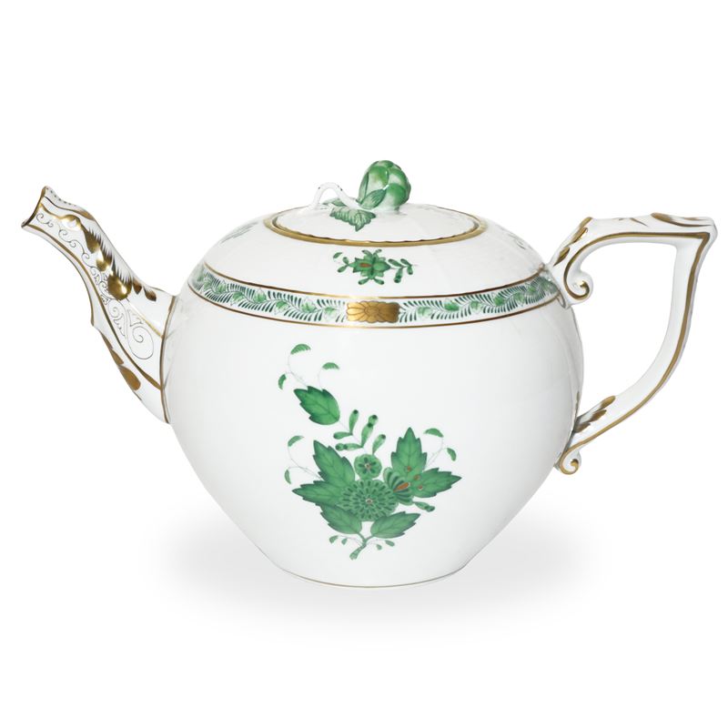 Teiera con motivo decorativo Apponyi verde