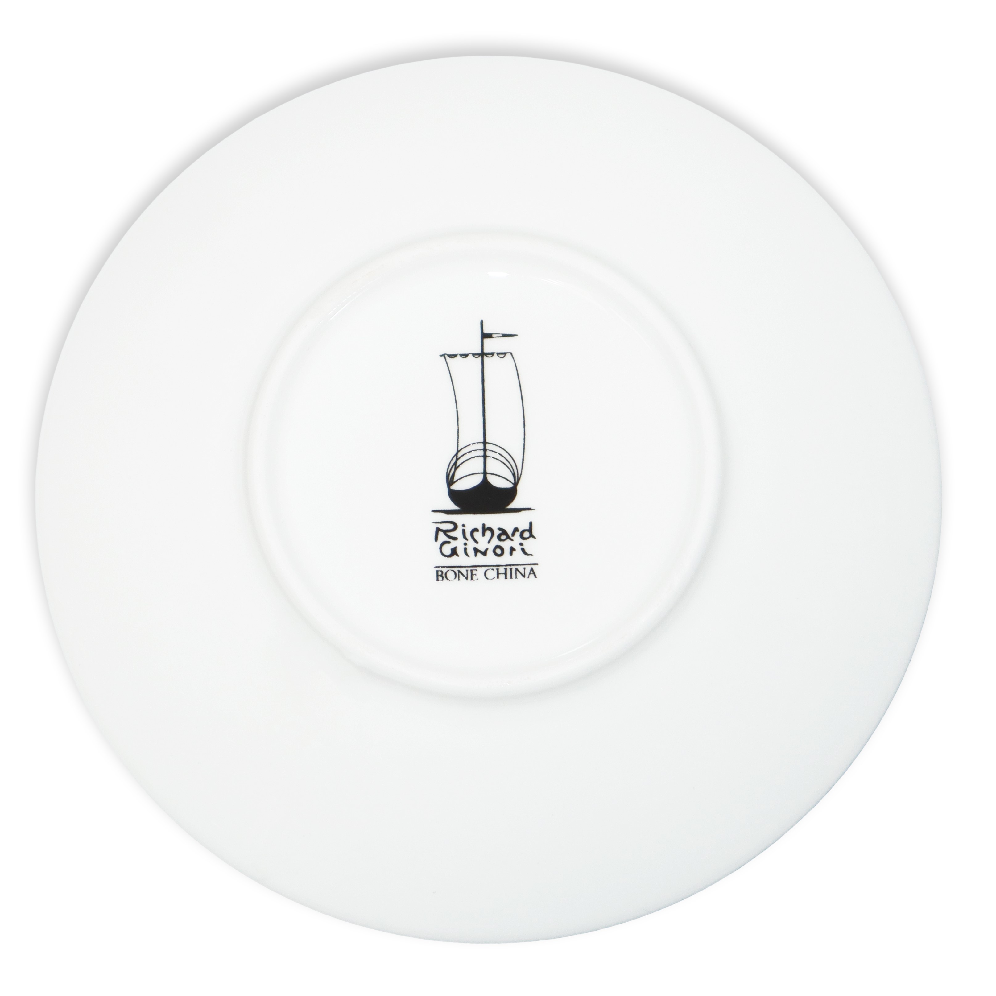 Richard Ginori - Servizio da tè e caffè in porcellana bone china collezione Lago con decoro flore...