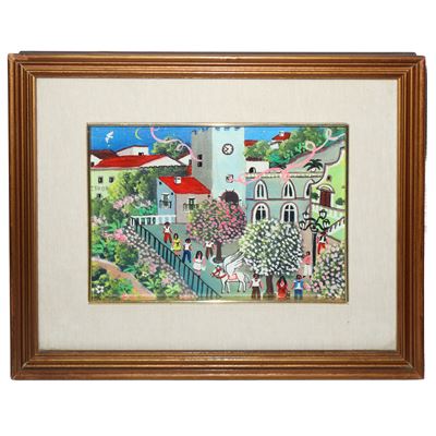 Taormina, acrilico su tela, 1982