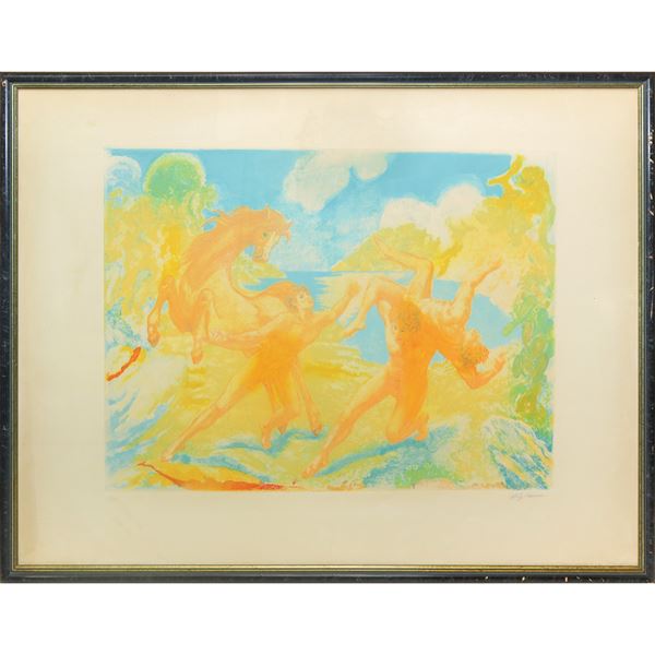 Aligi Sassu - Wrestlers