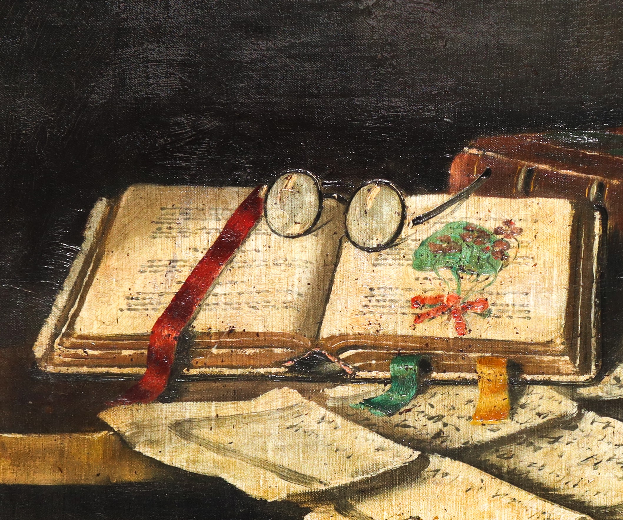 Natura morta con libri