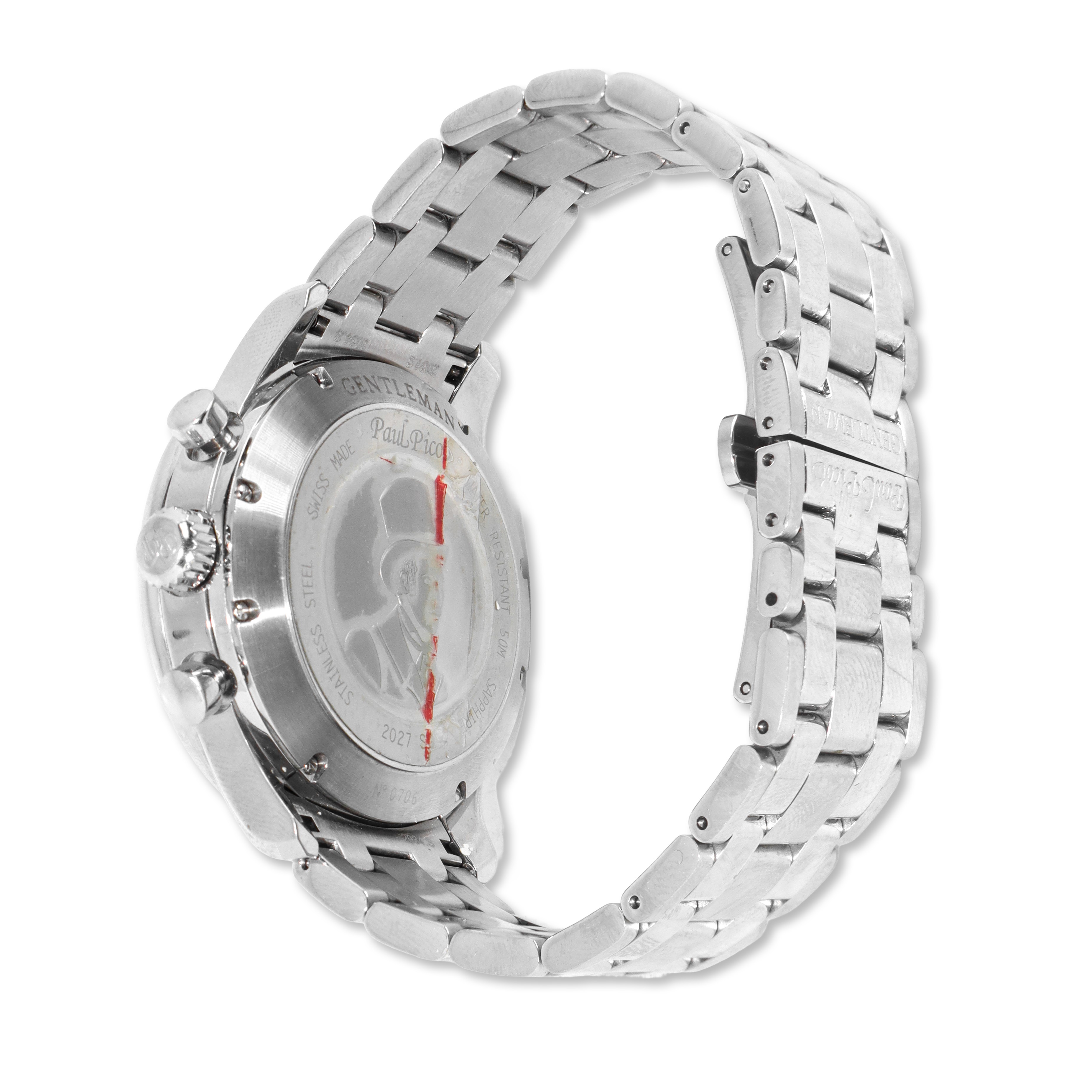 Orologio da polso modello Gentleman in acciaio