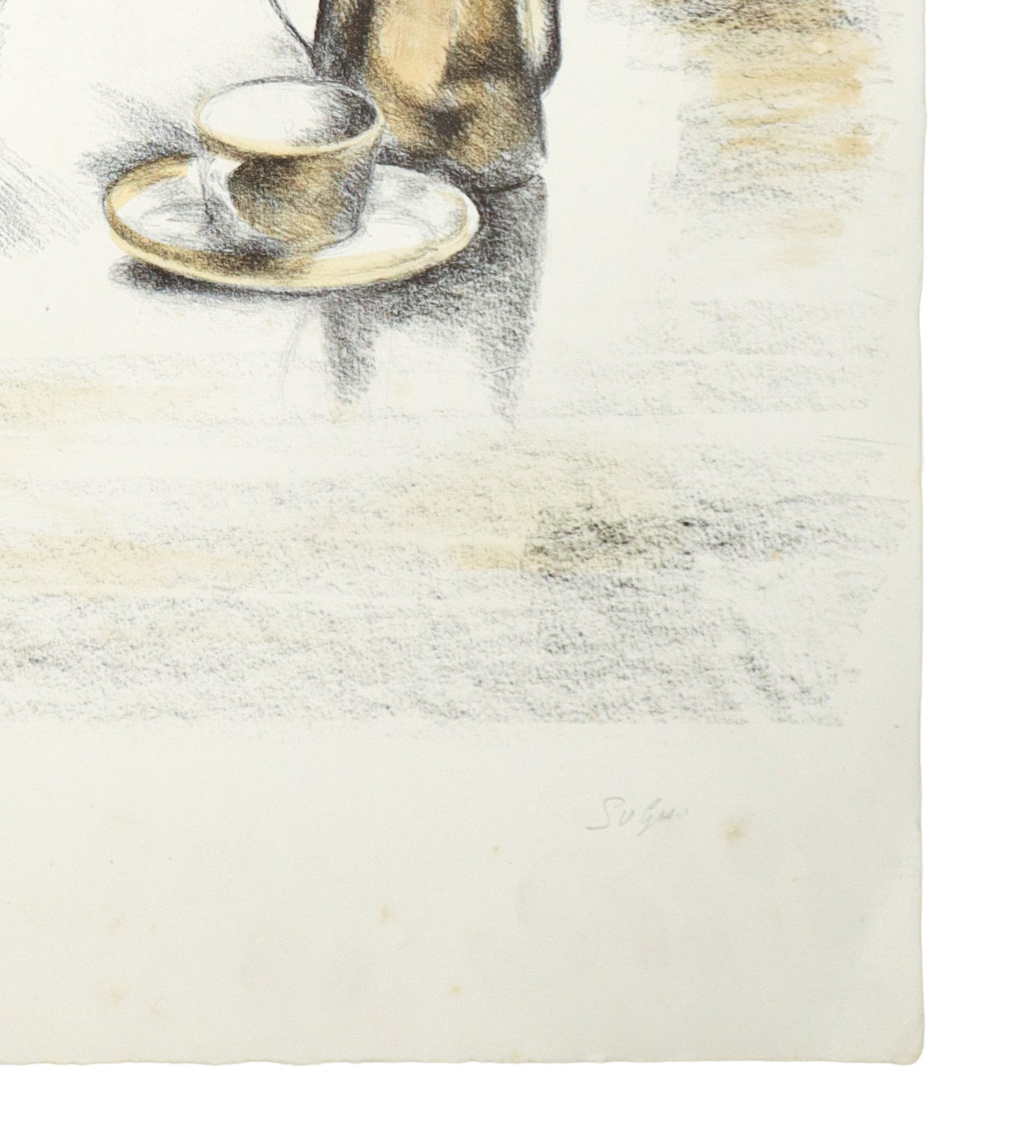 Donna con tazza di caffè