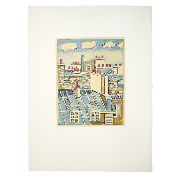 Orfeo Tamburi - Roofs of Paris 